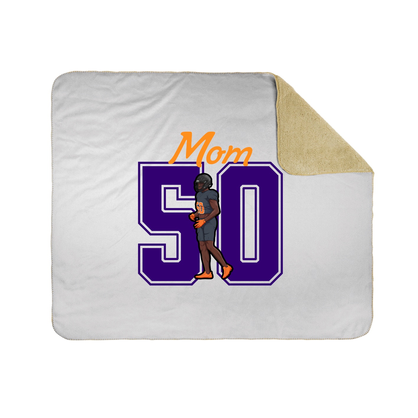 Throw Blanket — Mothers Day Shirsey in White