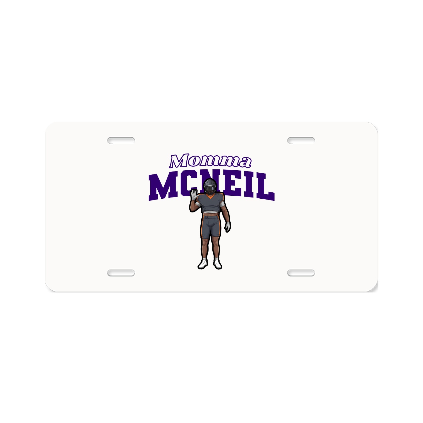 License Plate — Mothers Day Block in Classic