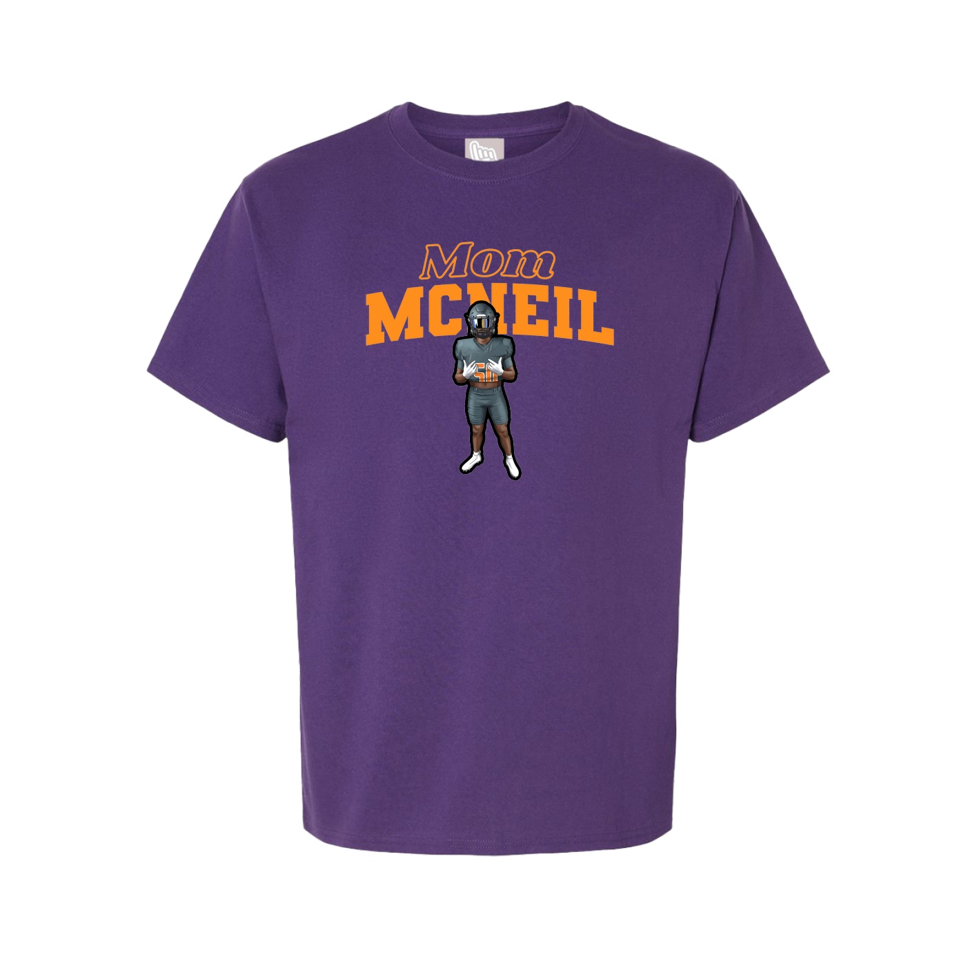 Youth Tee — Mothers Day Block in Purple
