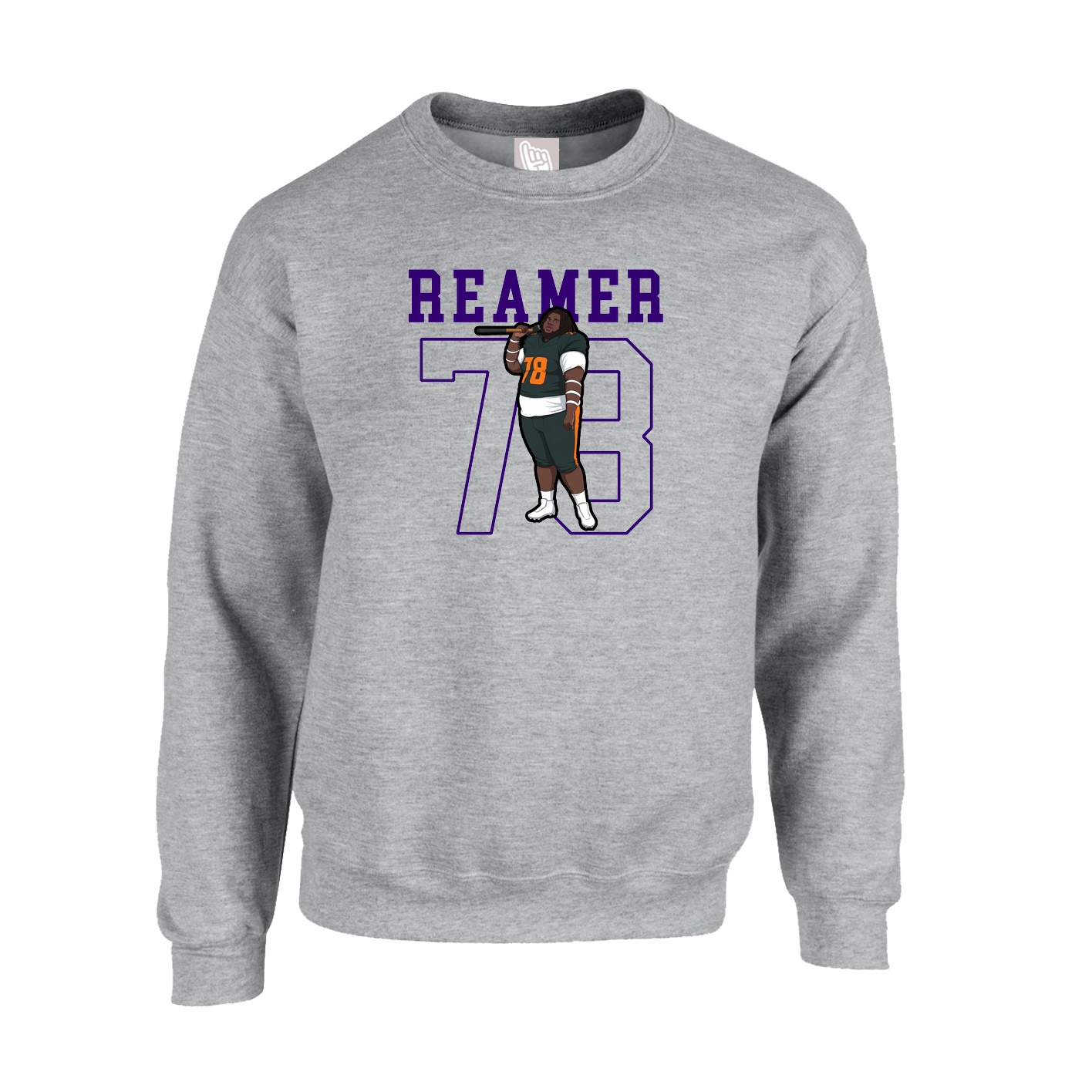 Fleece Crew — Shirsey in Grey