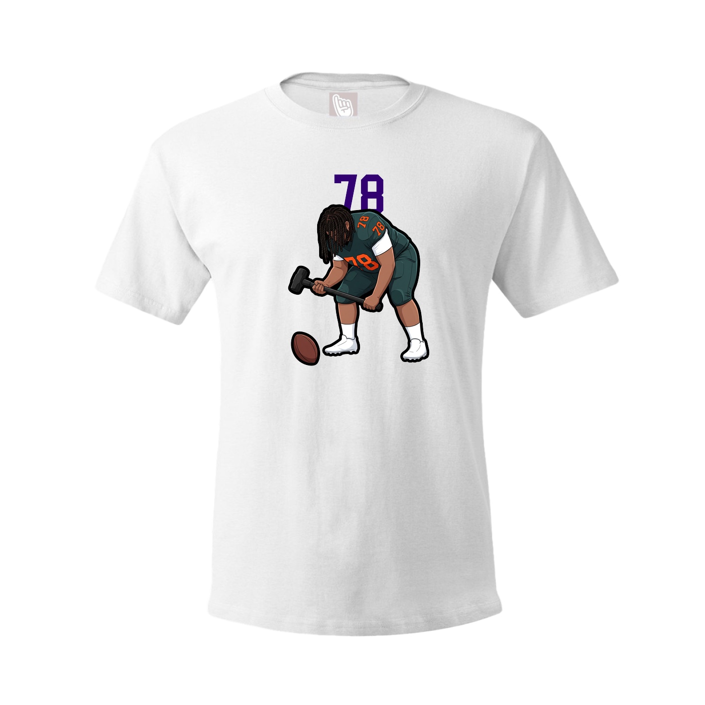 Tee — Number Top in White