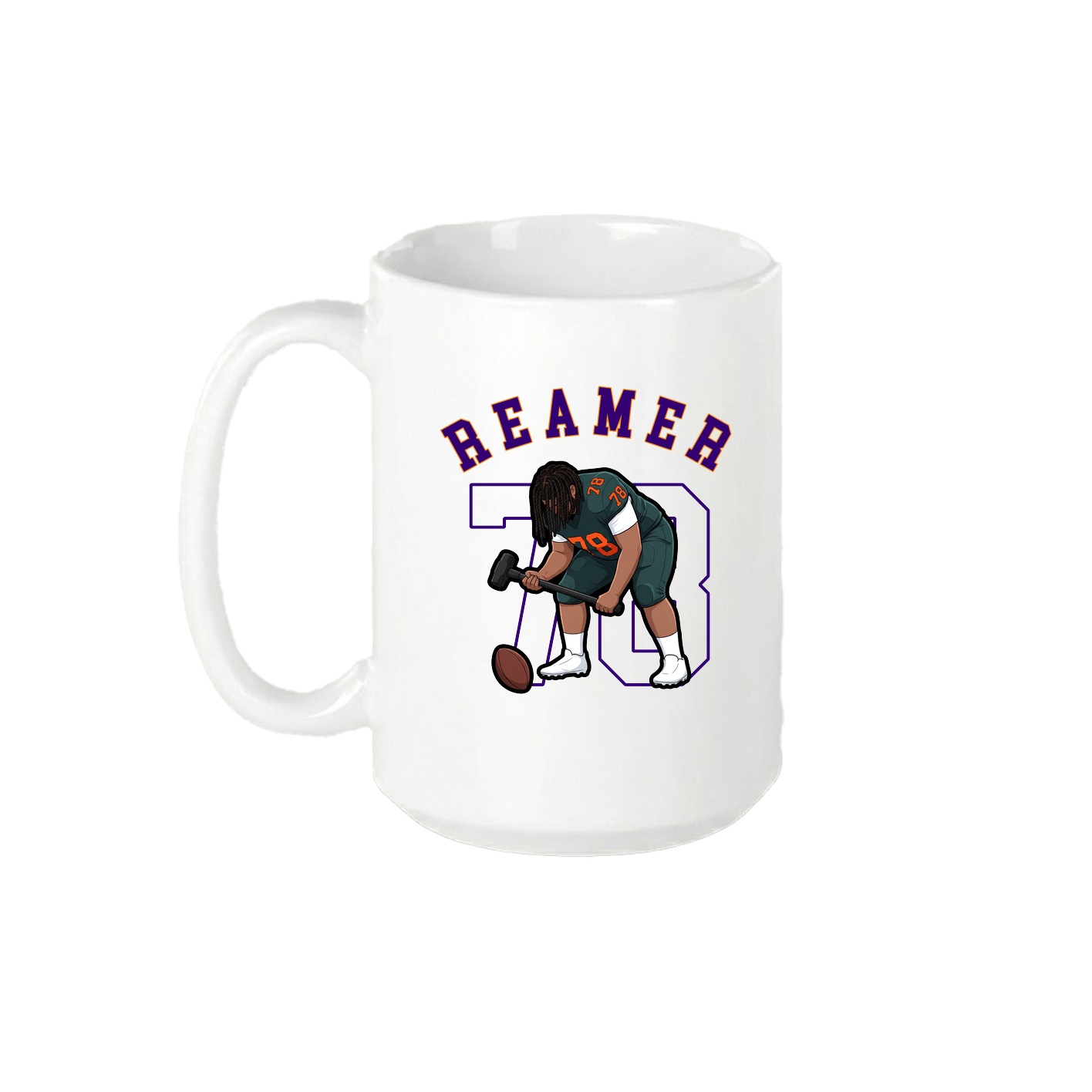 15oz Coffee Mug — Shirsey Arch in White