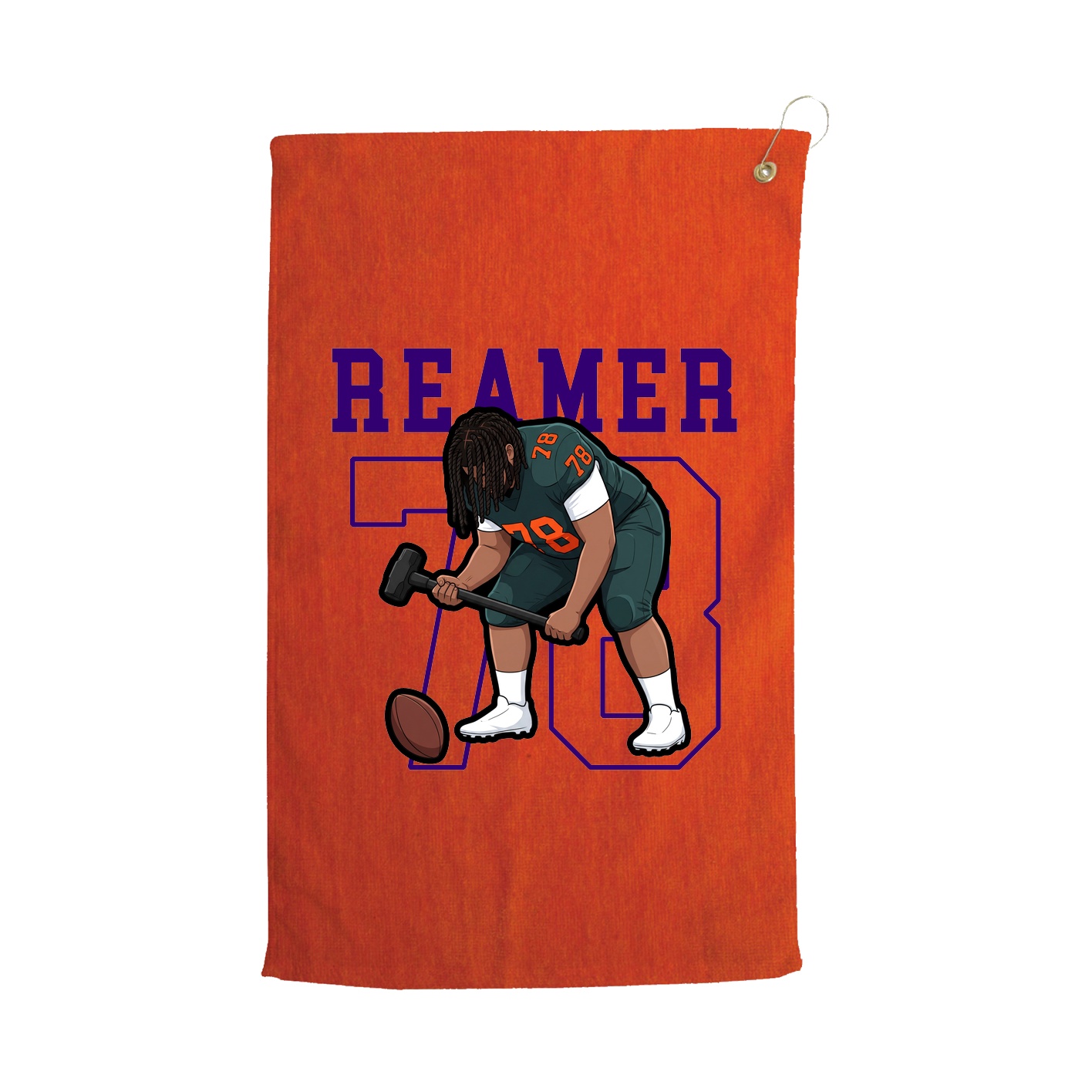 Golf Towel — Shirsey in Orange