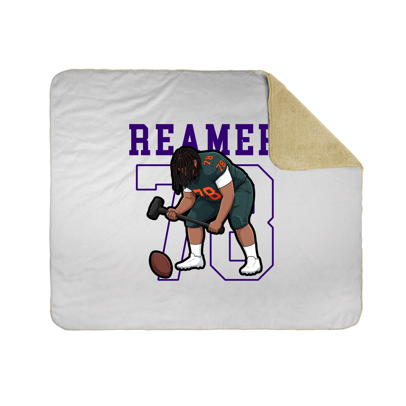 Throw Blanket — Shirsey in White