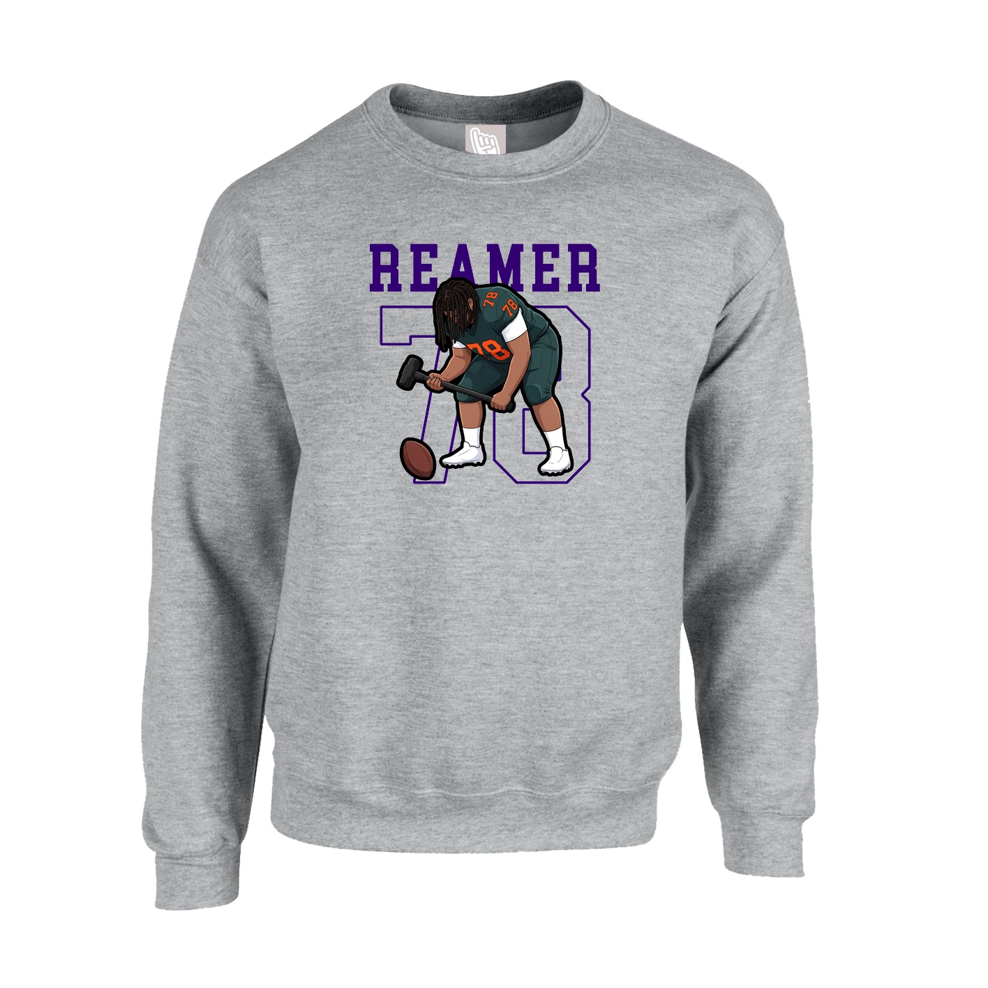 Fleece Crew — Shirsey in Grey