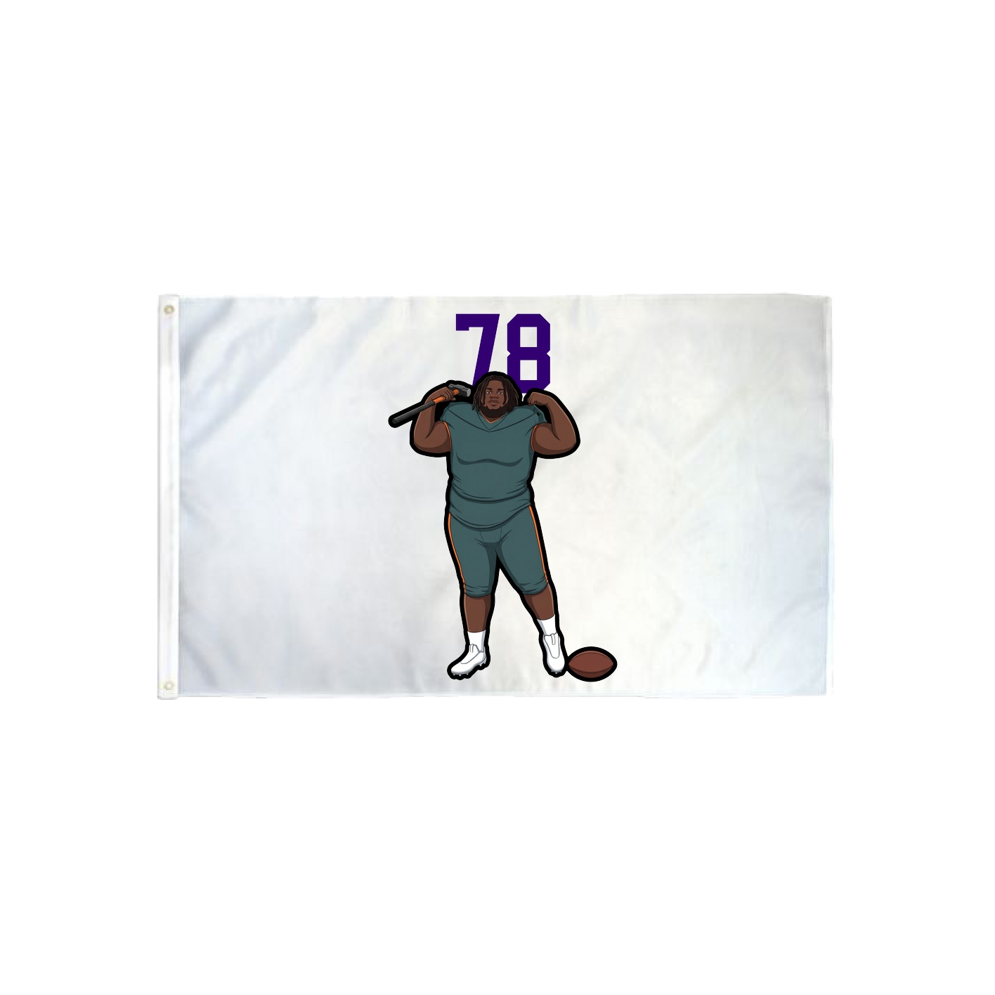 3x5 Flag — Number Top in Classic