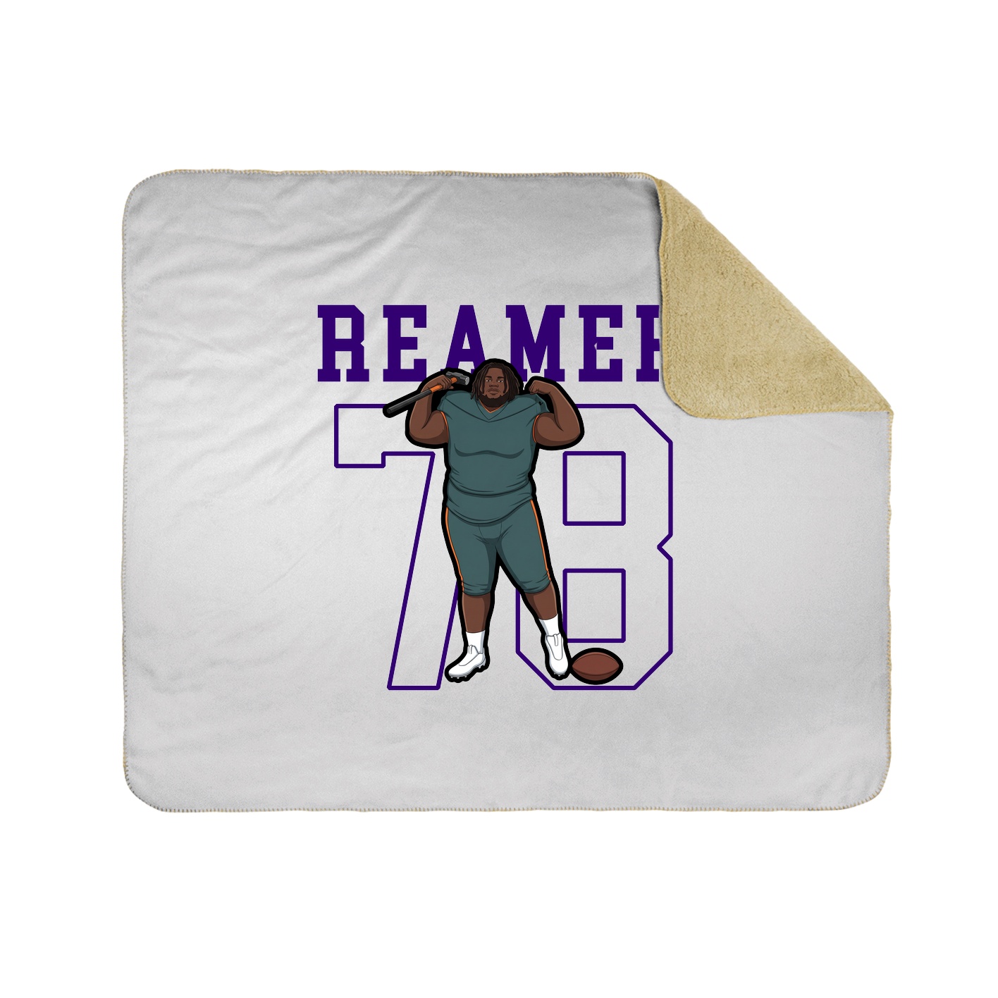 Throw Blanket — Shirsey in White