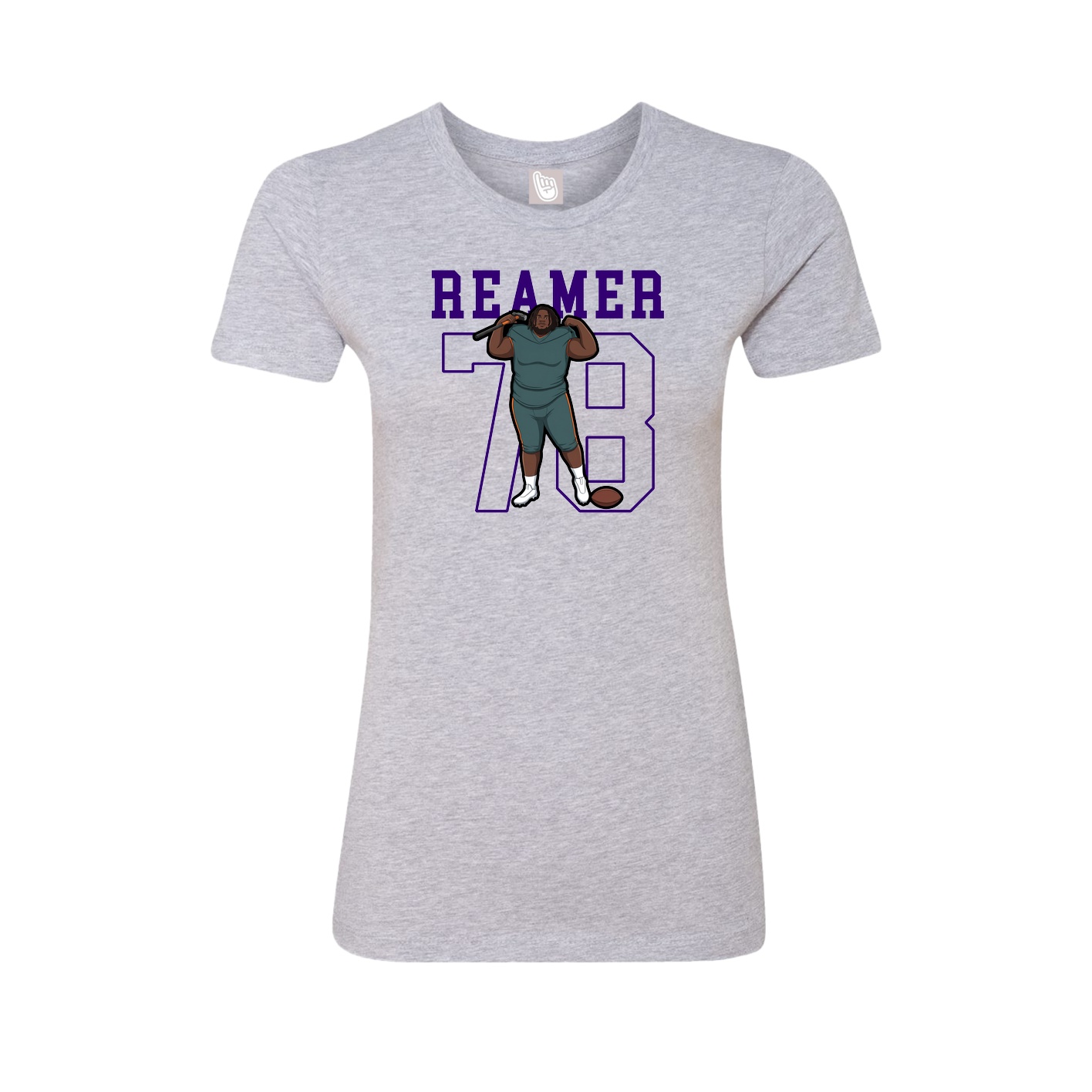 Fitted Women's Tee — Shirsey in Grey