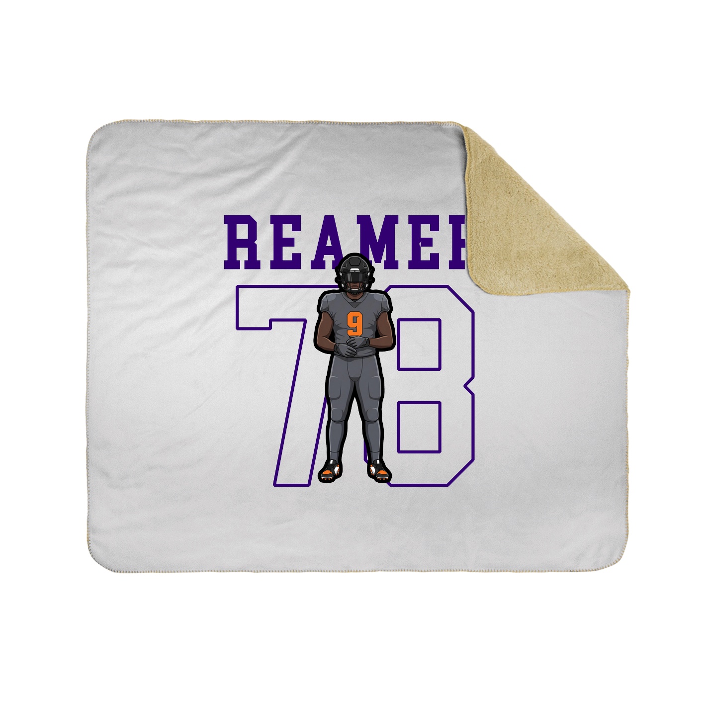 50x60 Sherpa Lined Throw Blanket