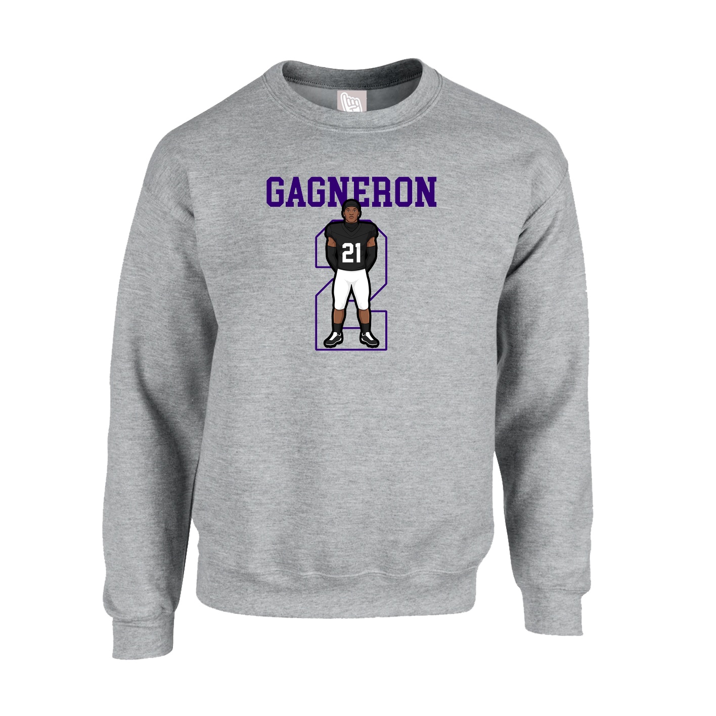 Fleece Crew — Shirsey in Grey