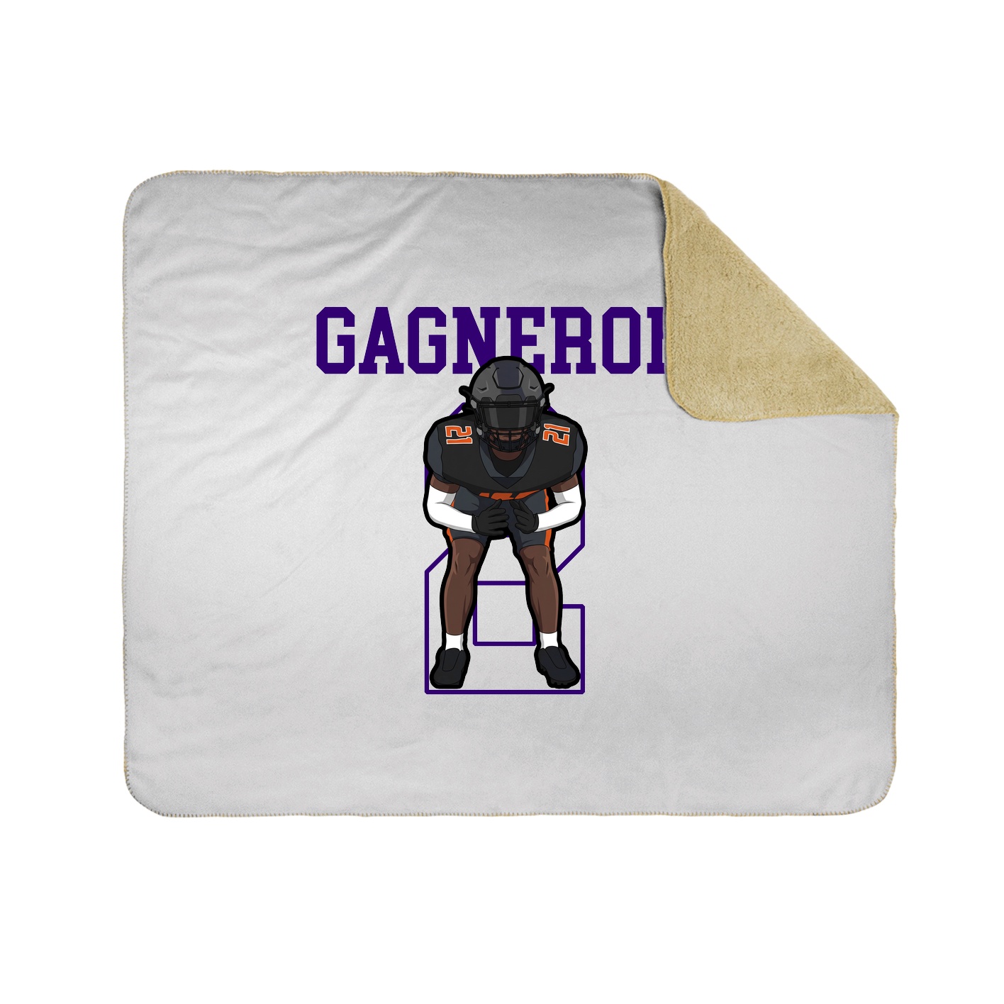 50x60 Sherpa Lined Throw Blanket