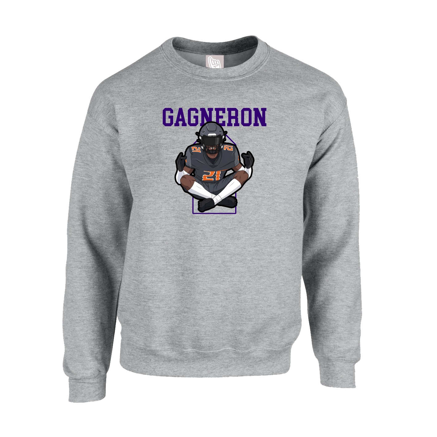 Fleece Crew — Shirsey in Grey