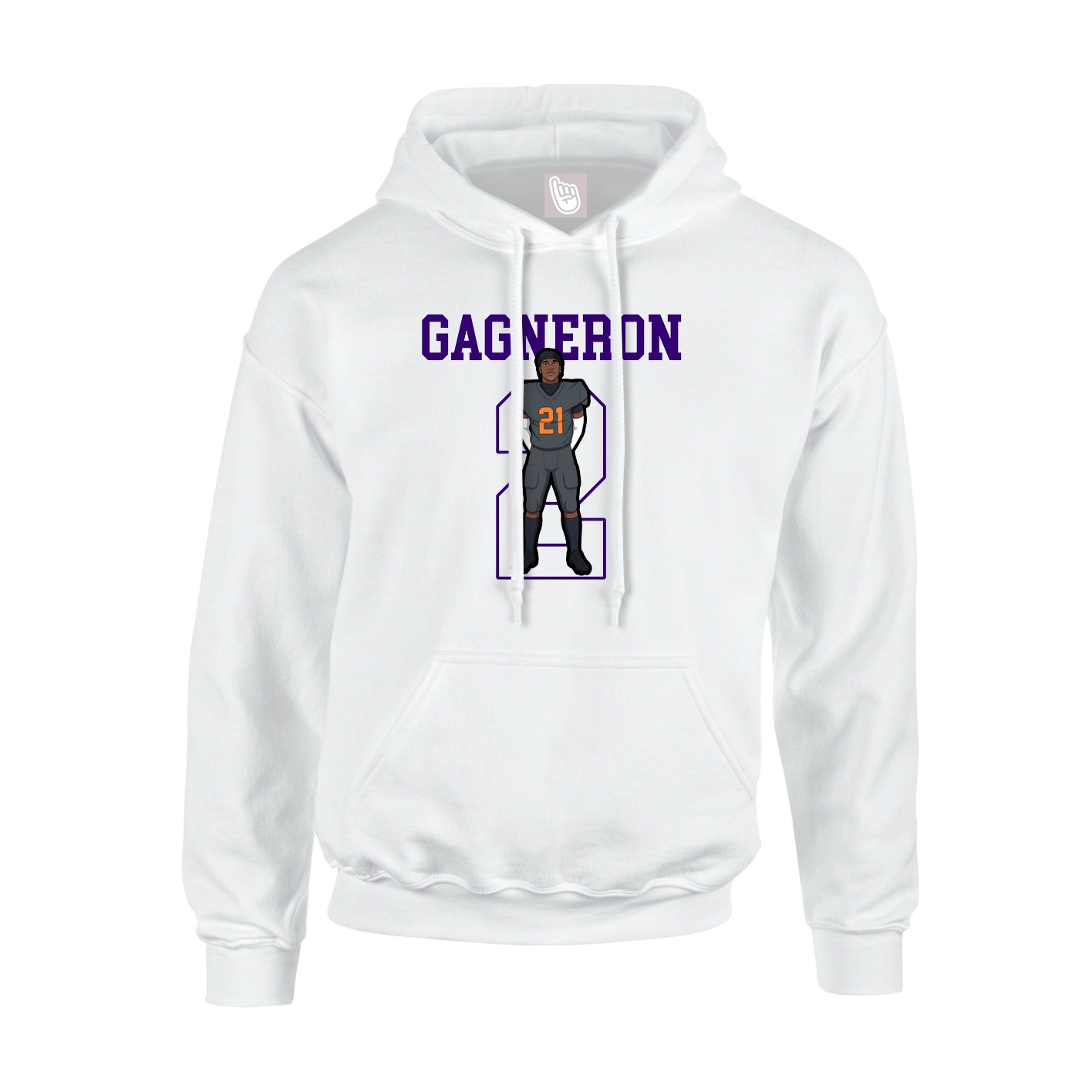 Youth Hoodie — Shirsey in White