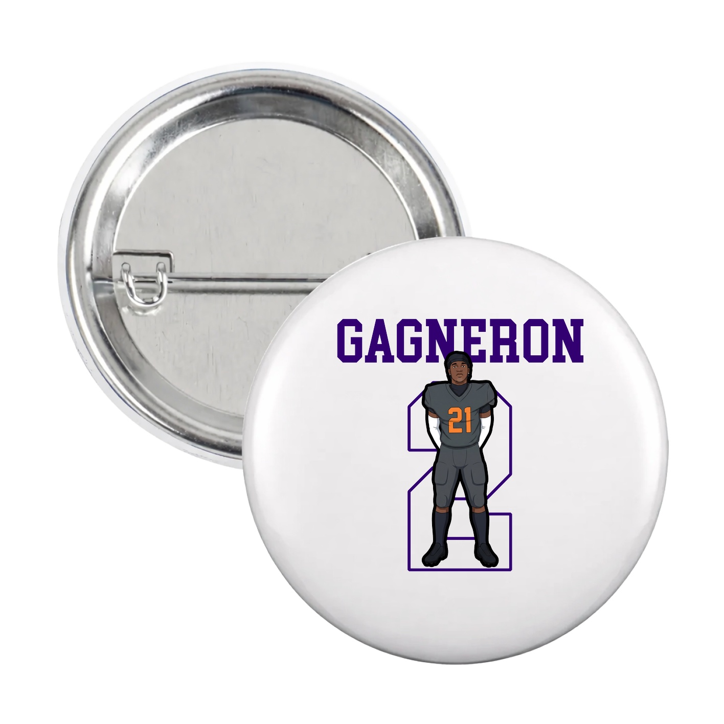 Game Day Button — Shirsey in White