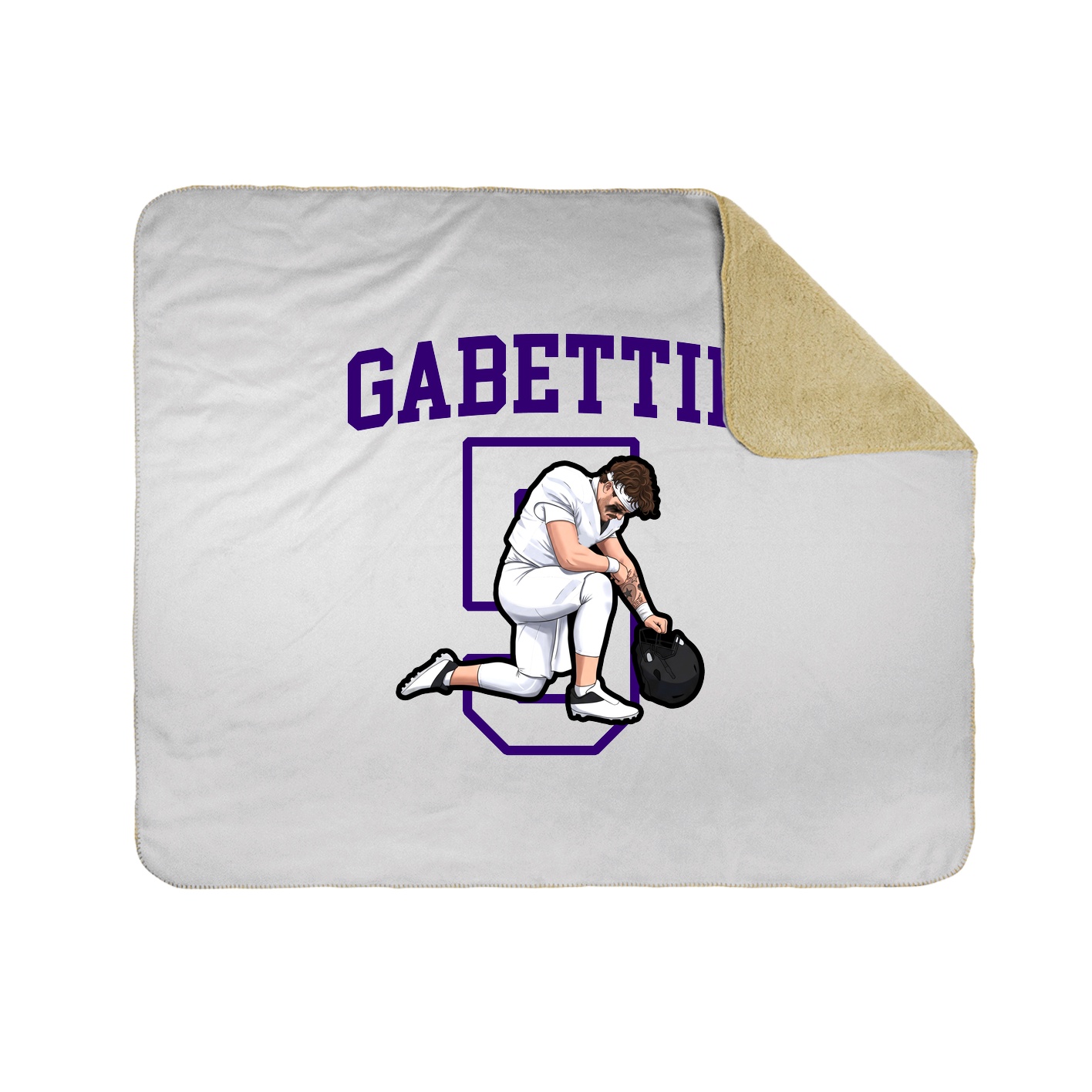 50x60 Sherpa Lined Throw Blanket