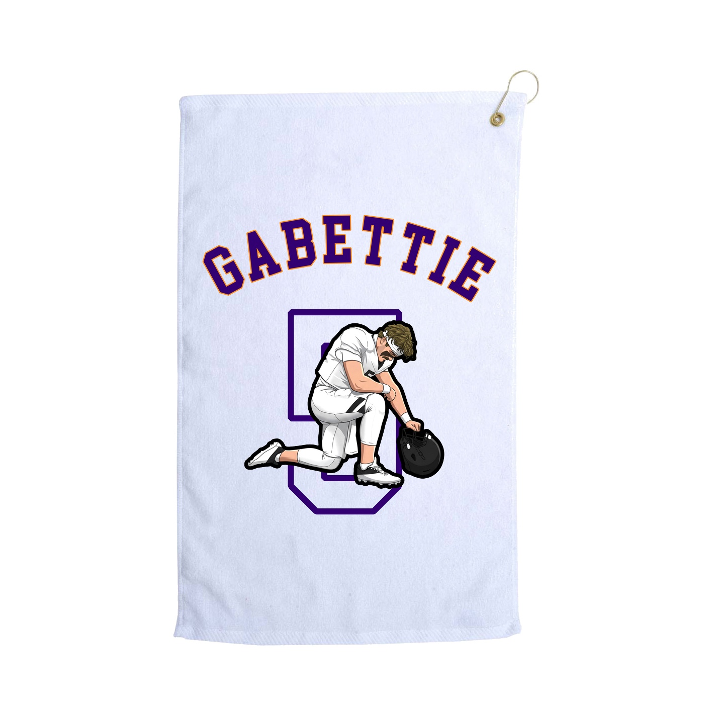 Golf Towel — Shirsey Arch in White