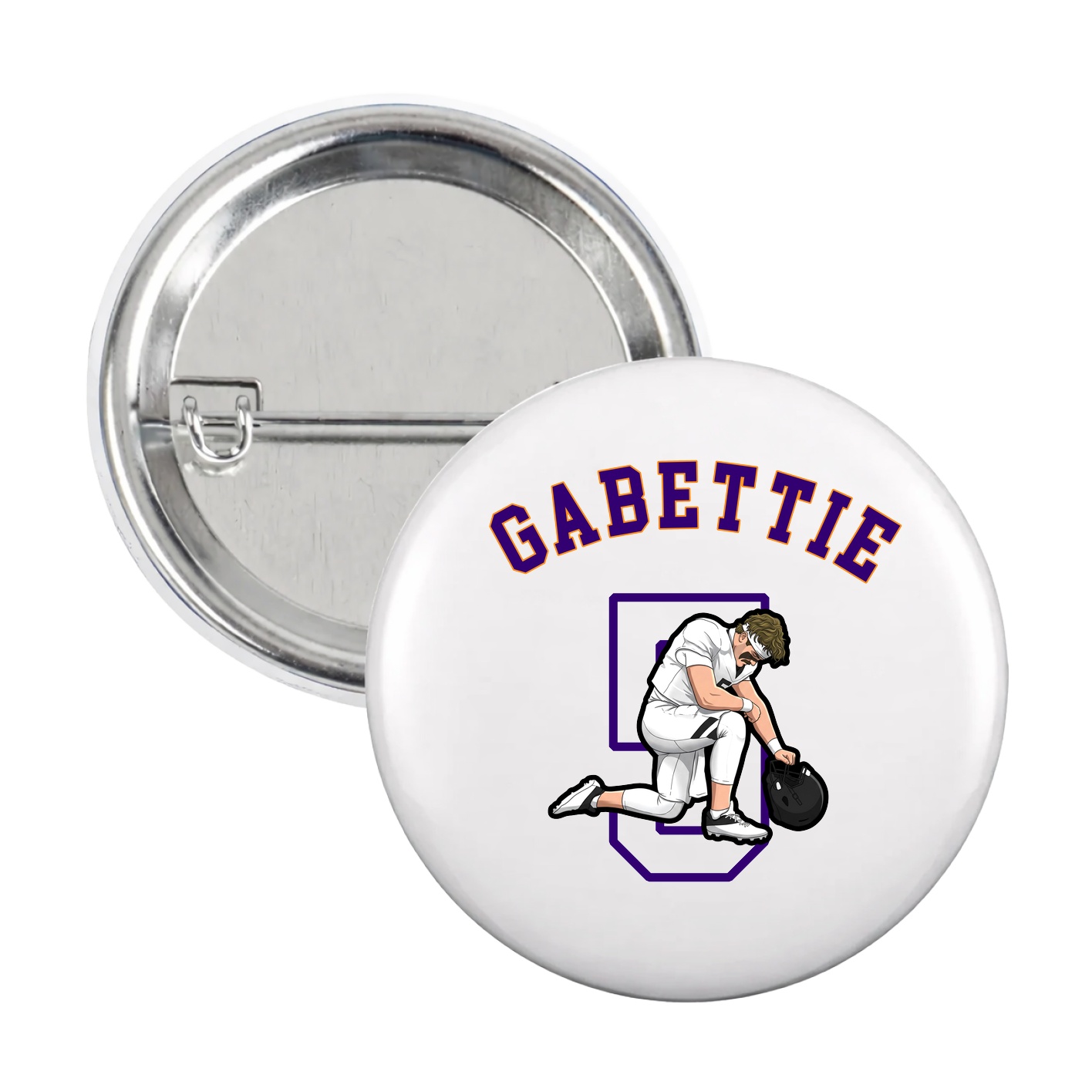 Game Day Button — Shirsey Arch in White