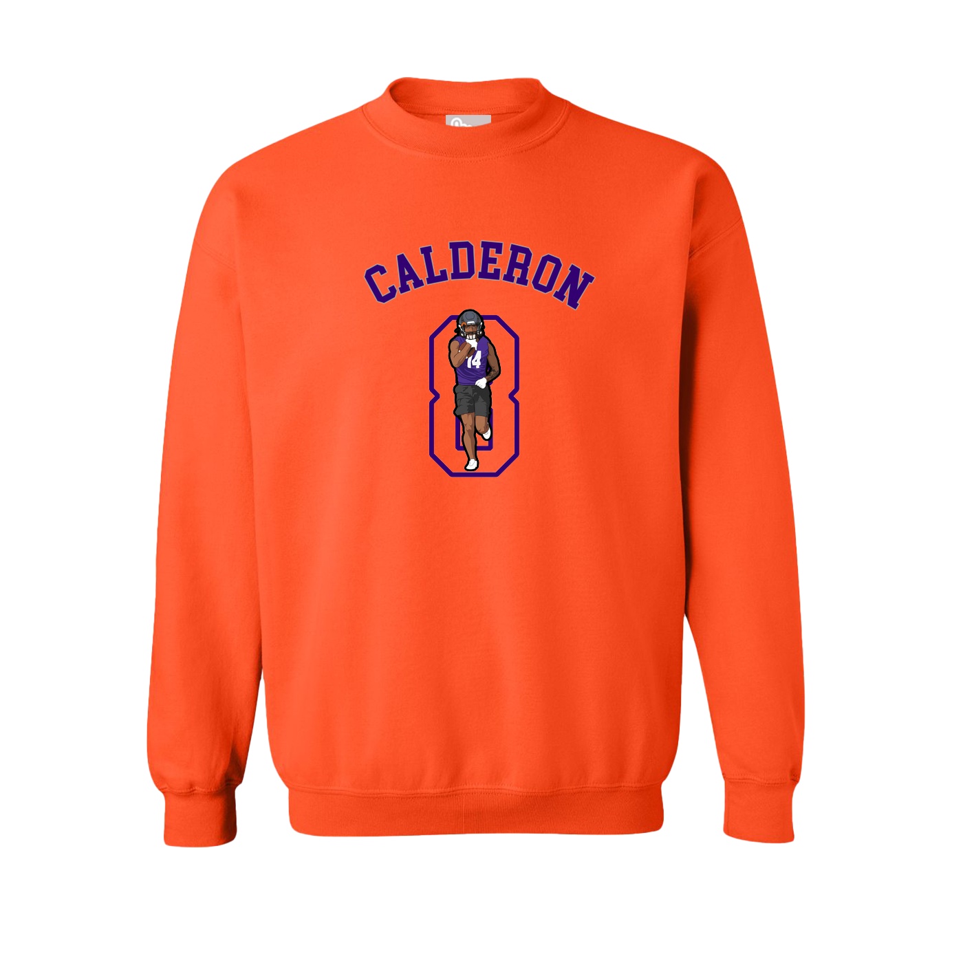 Fleece Crew — Shirsey Arch in Orange