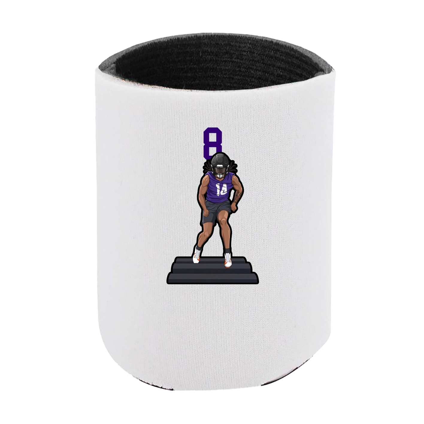 Can Holder — Number Top in White