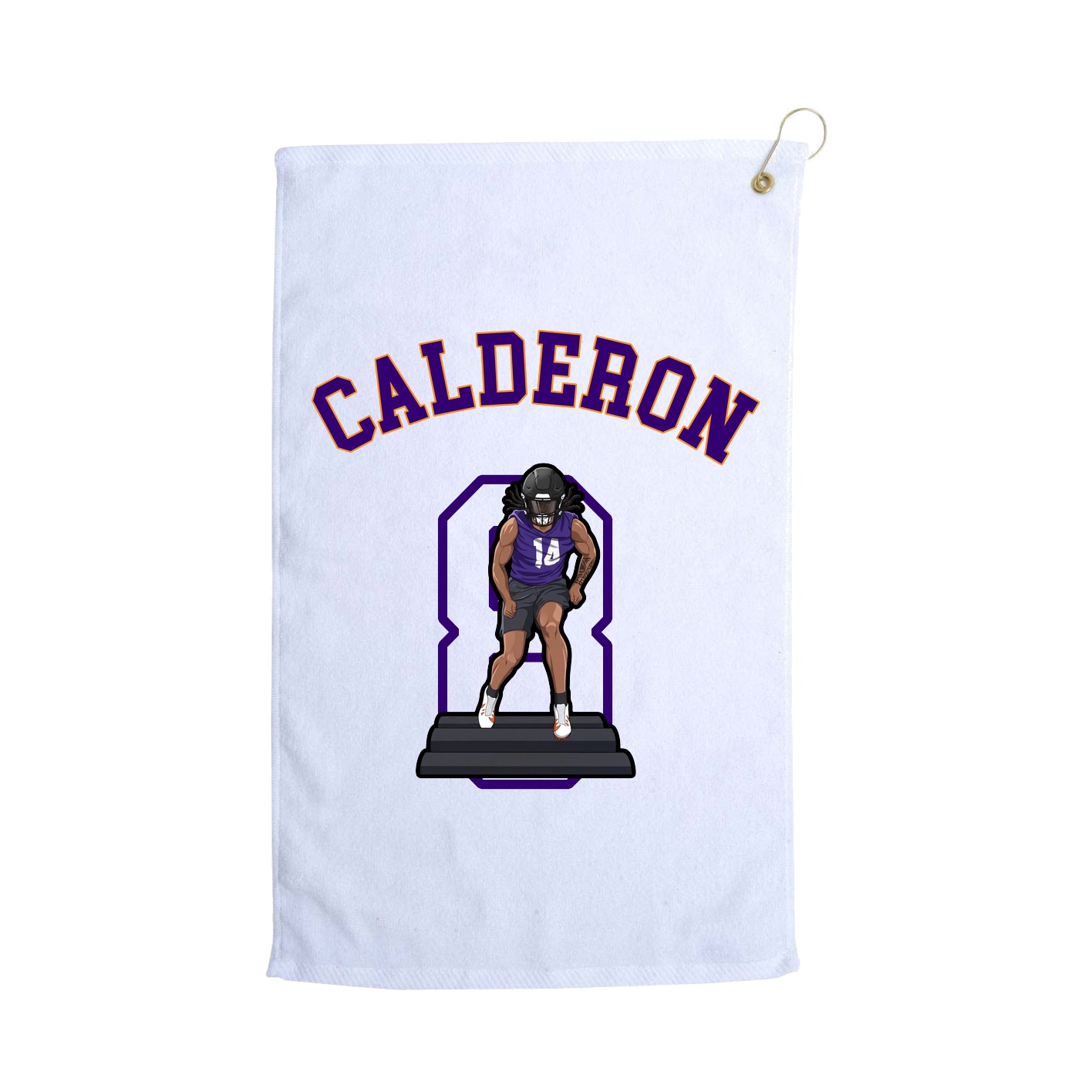 Golf Towel — Shirsey Arch in White