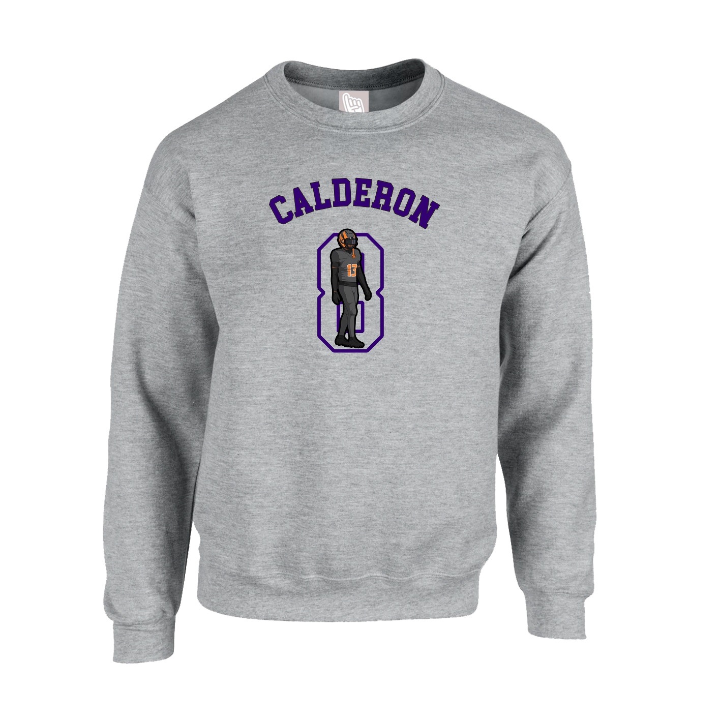 Fleece Crew — Shirsey Arch in Grey