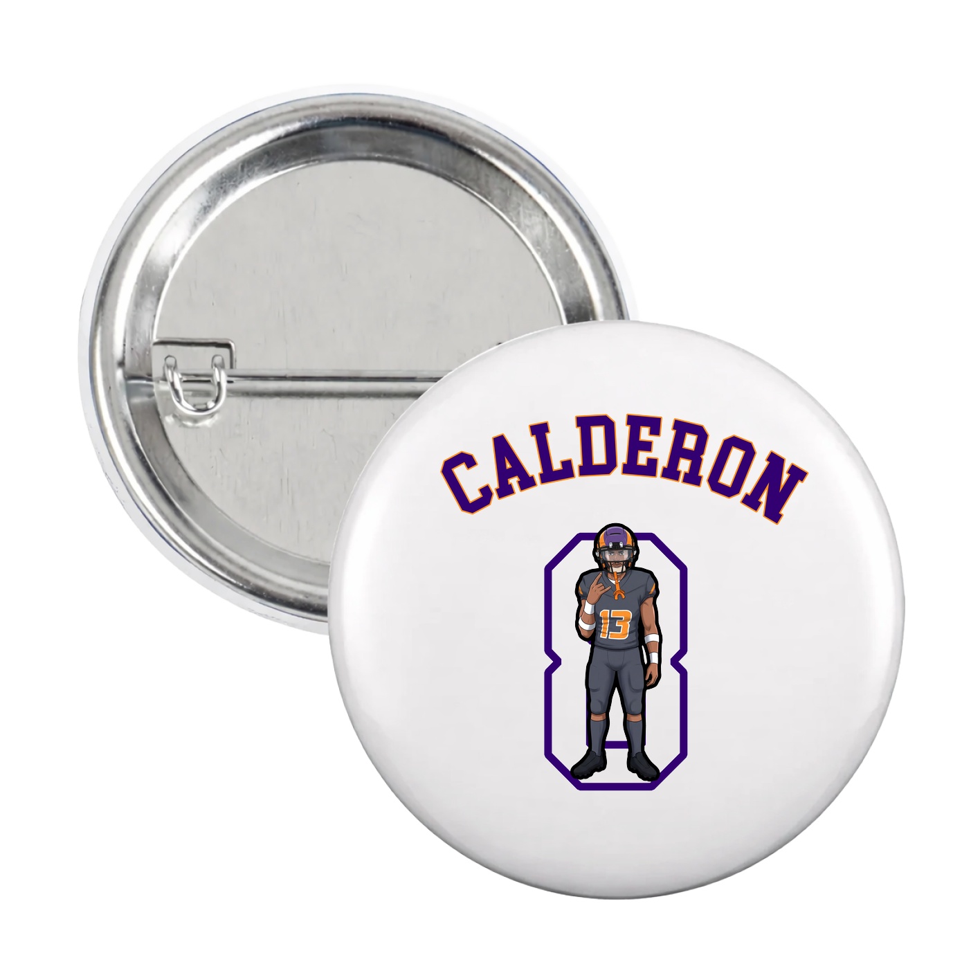 Game Day Button — Shirsey Arch in White