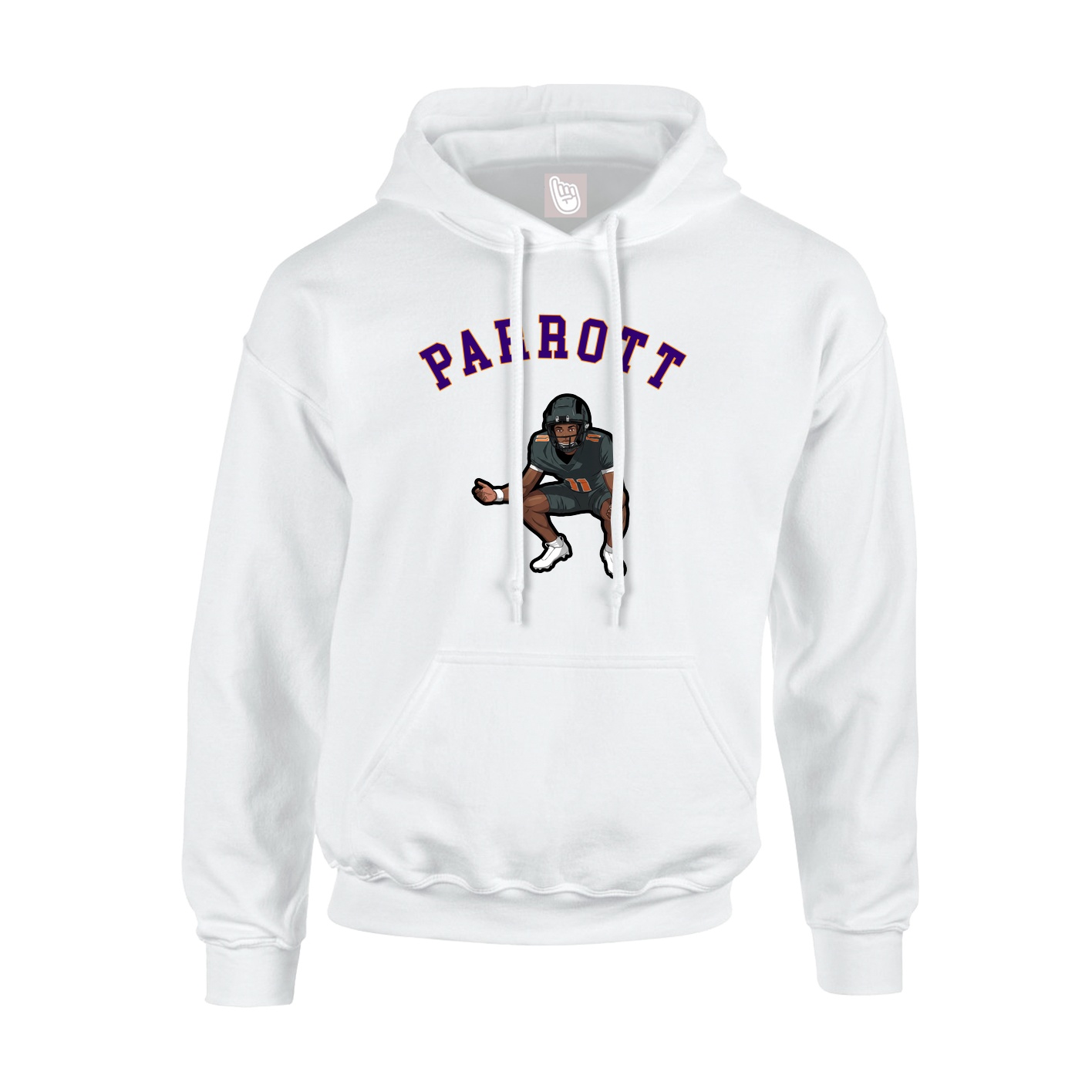 Hoodie — Shirsey Arch in White