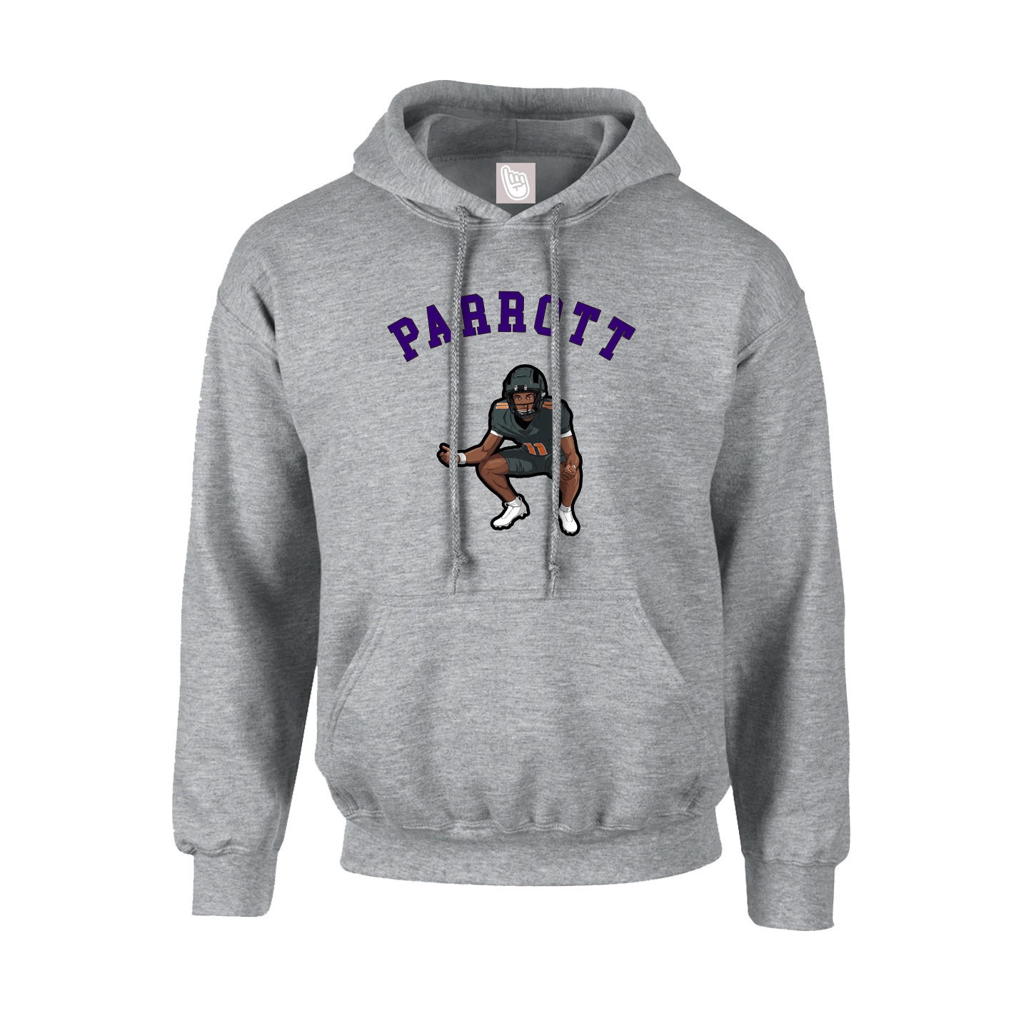 Youth Hoodie — Shirsey Arch in Grey