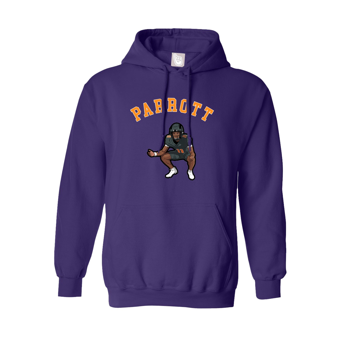 Youth Hoodie — Shirsey Arch in Purple