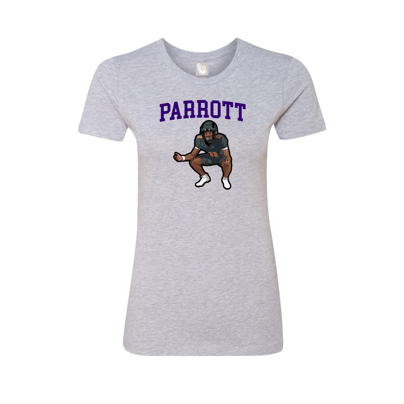 Fitted Women's Tee — Shirsey in Grey