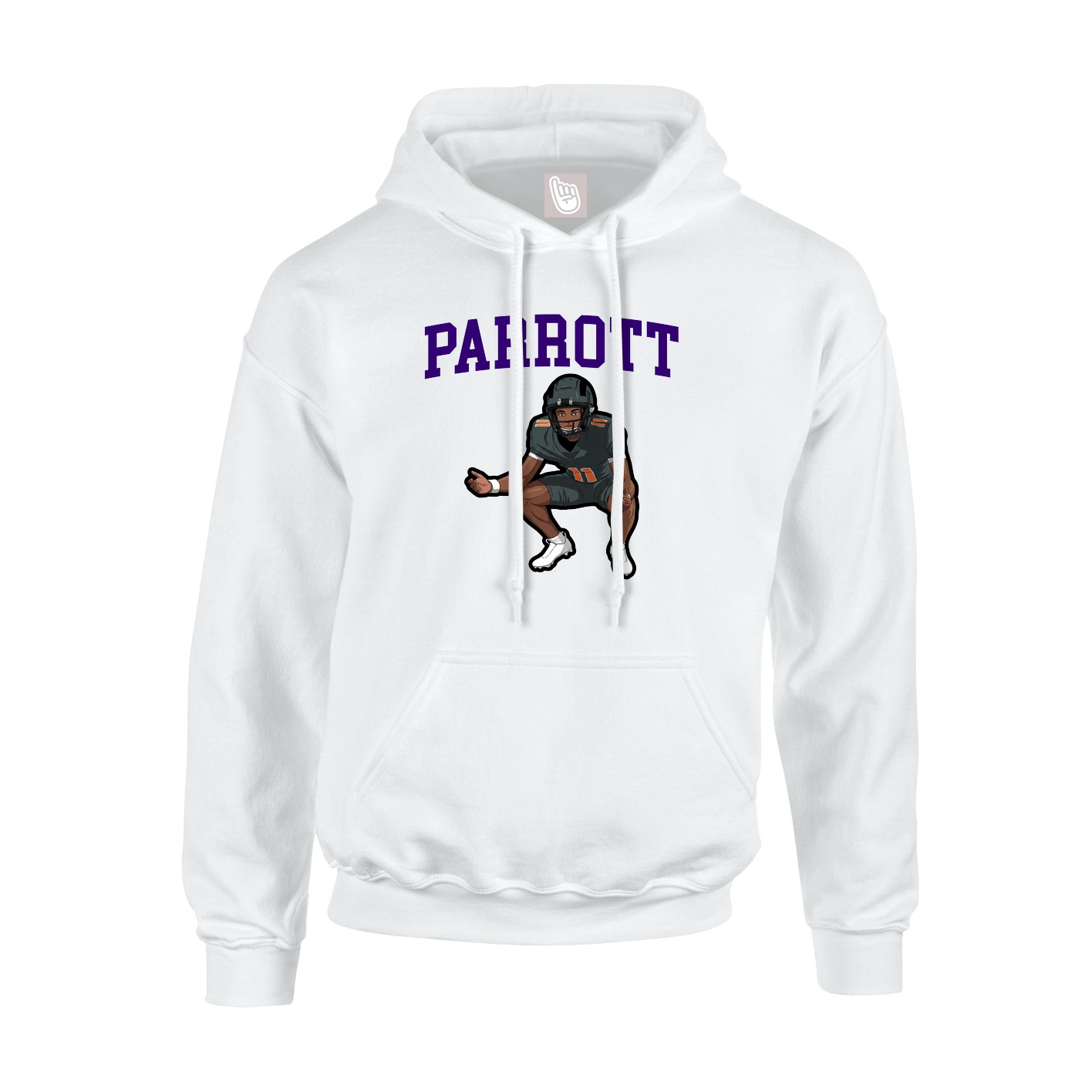 Hoodie — Shirsey in White
