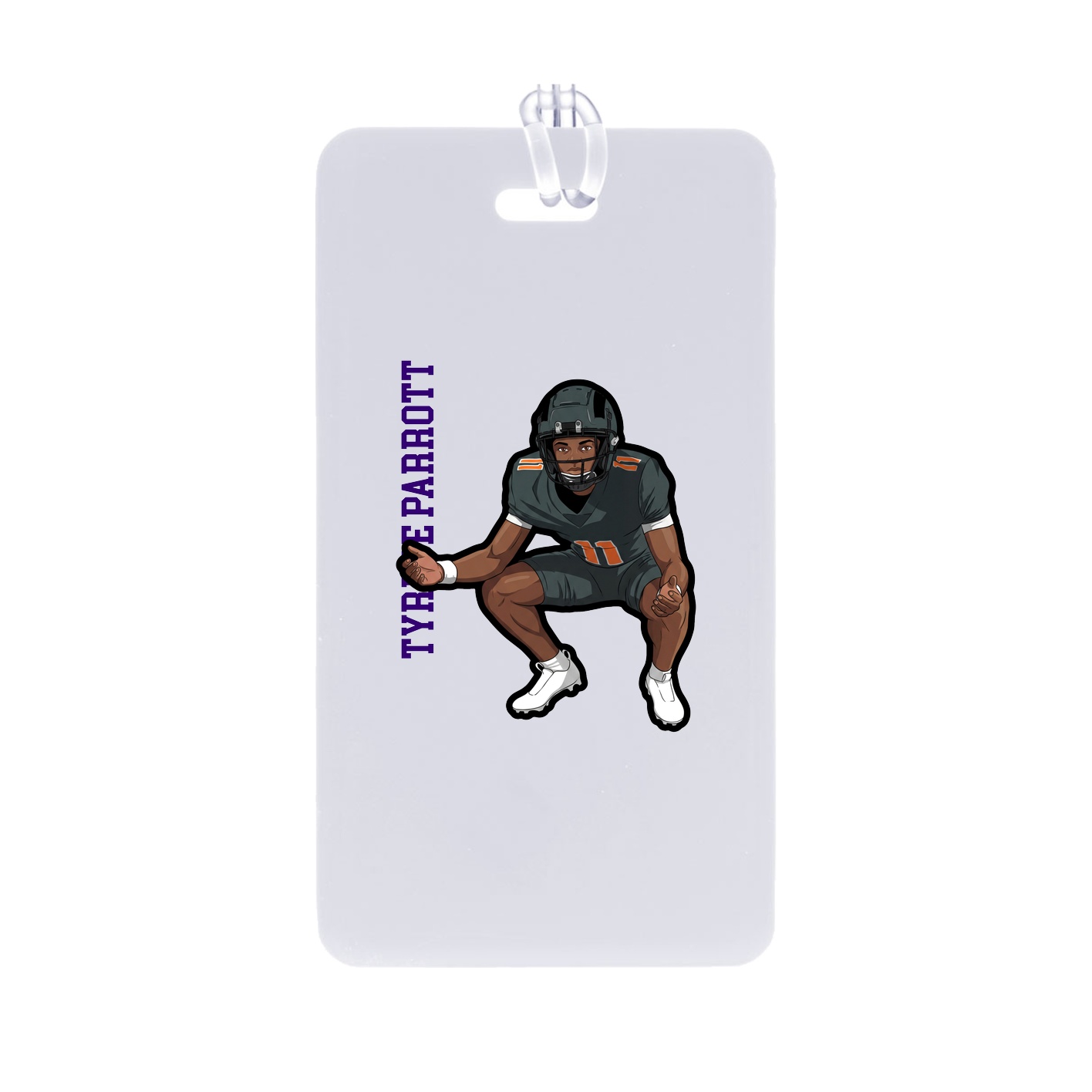 Bag Tag — Name Vertical in Classic