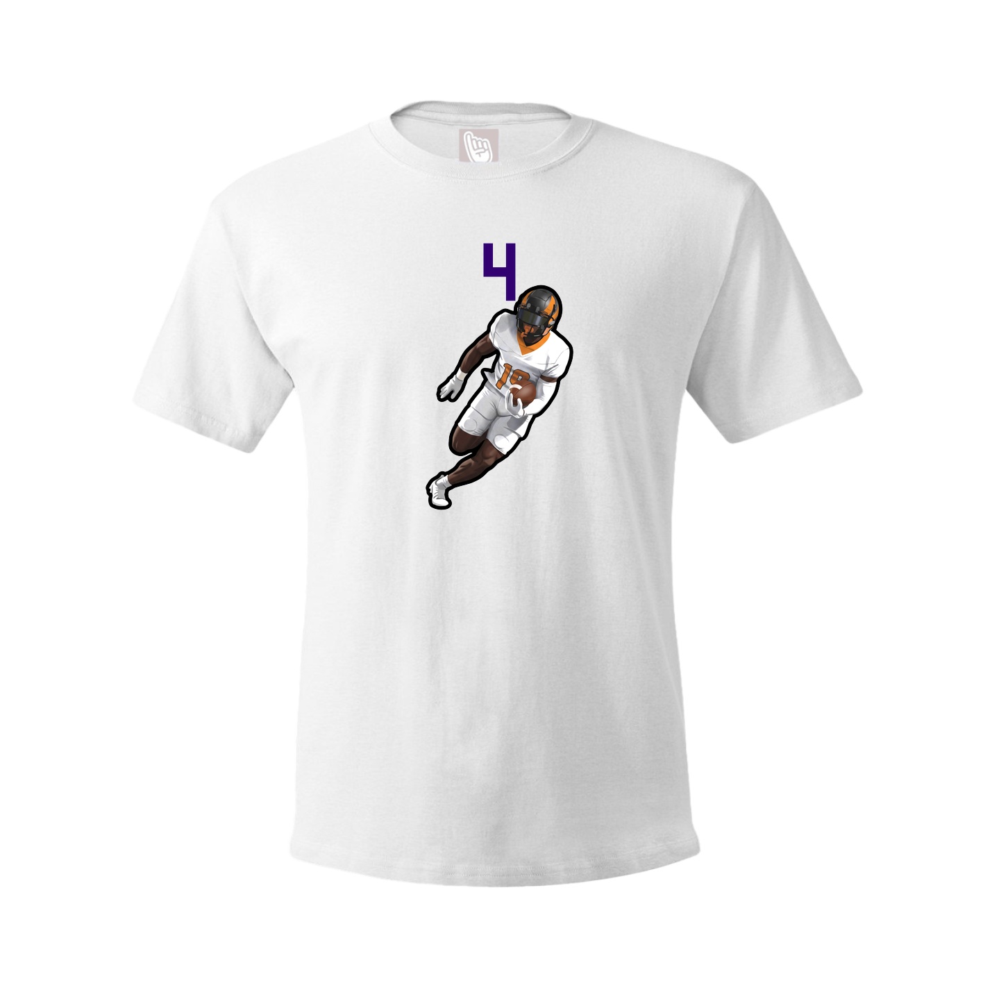 Tee — Number Top in White