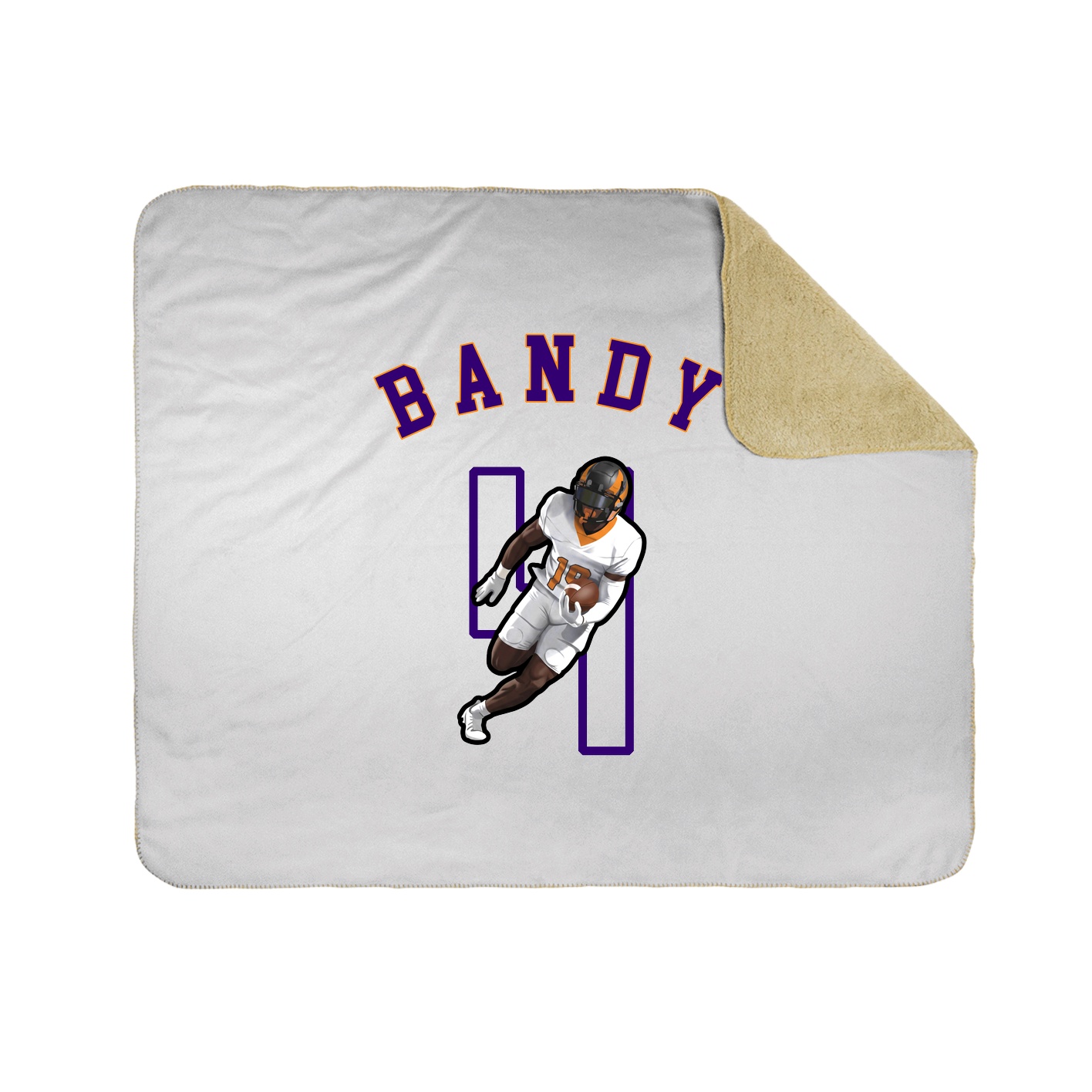 50x60 Sherpa Lined Throw Blanket