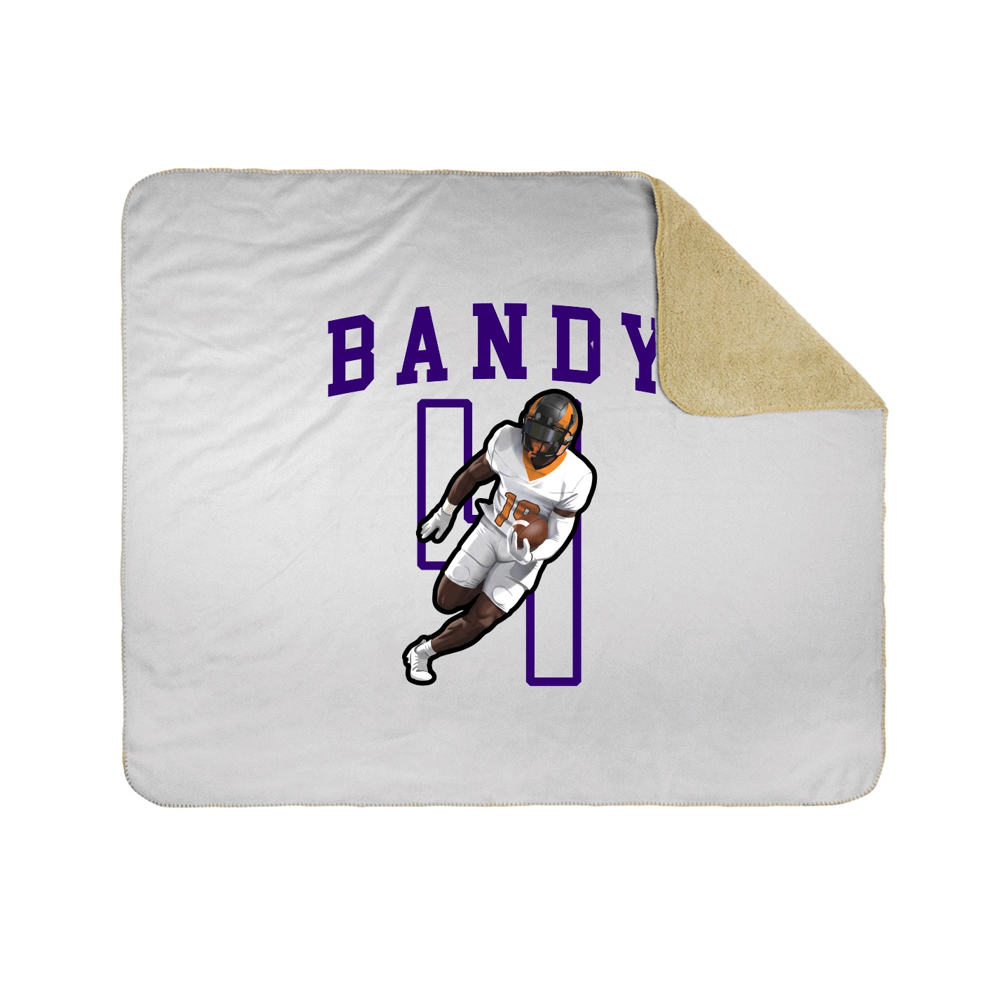 50x60 Sherpa Lined Throw Blanket