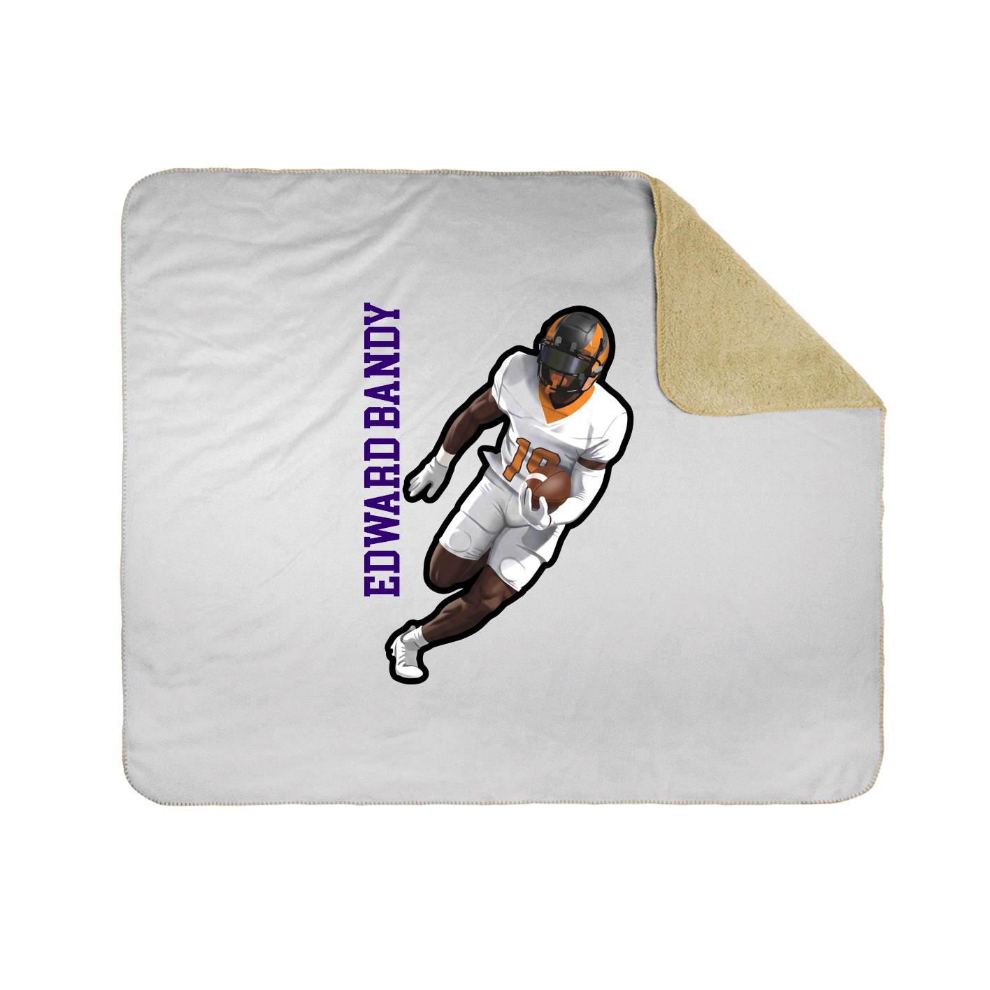 50x60 Sherpa Lined Throw Blanket