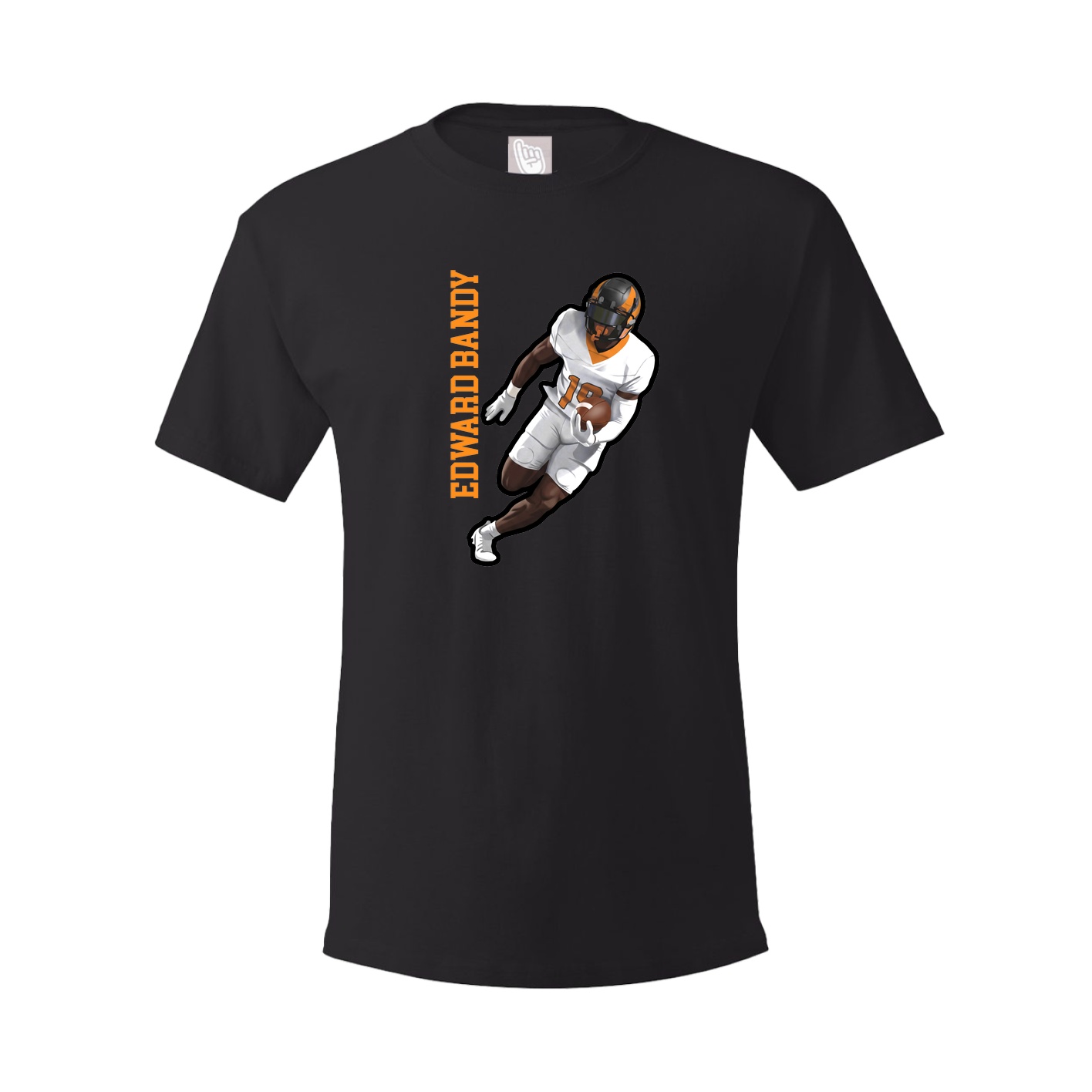 Tee — Name Vertical in Black