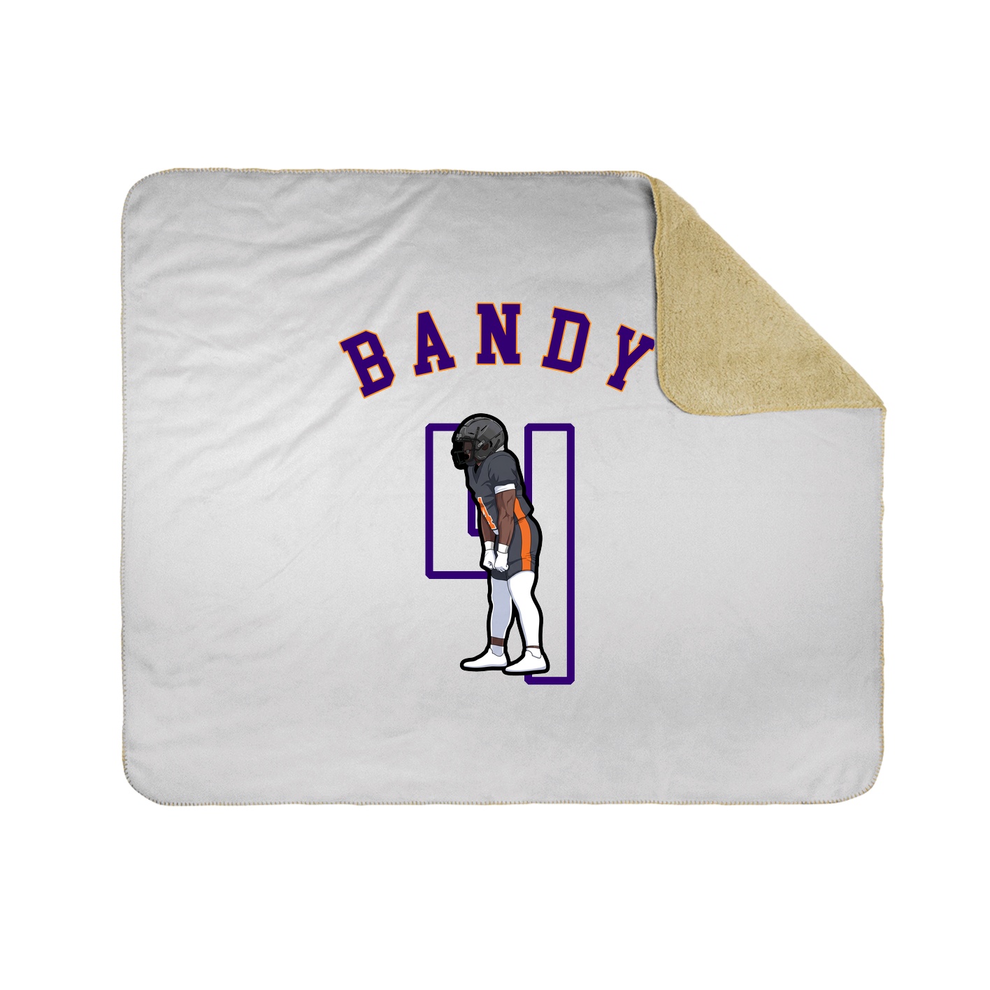 50x60 Sherpa Lined Throw Blanket