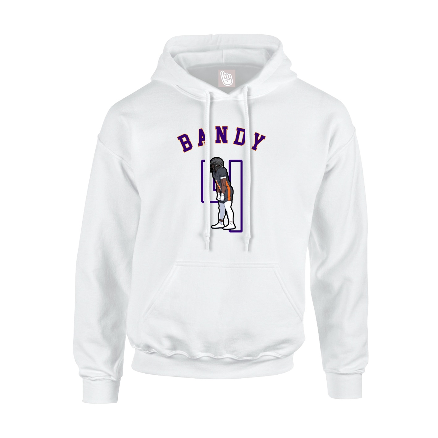 Youth Hoodie — Shirsey Arch in White