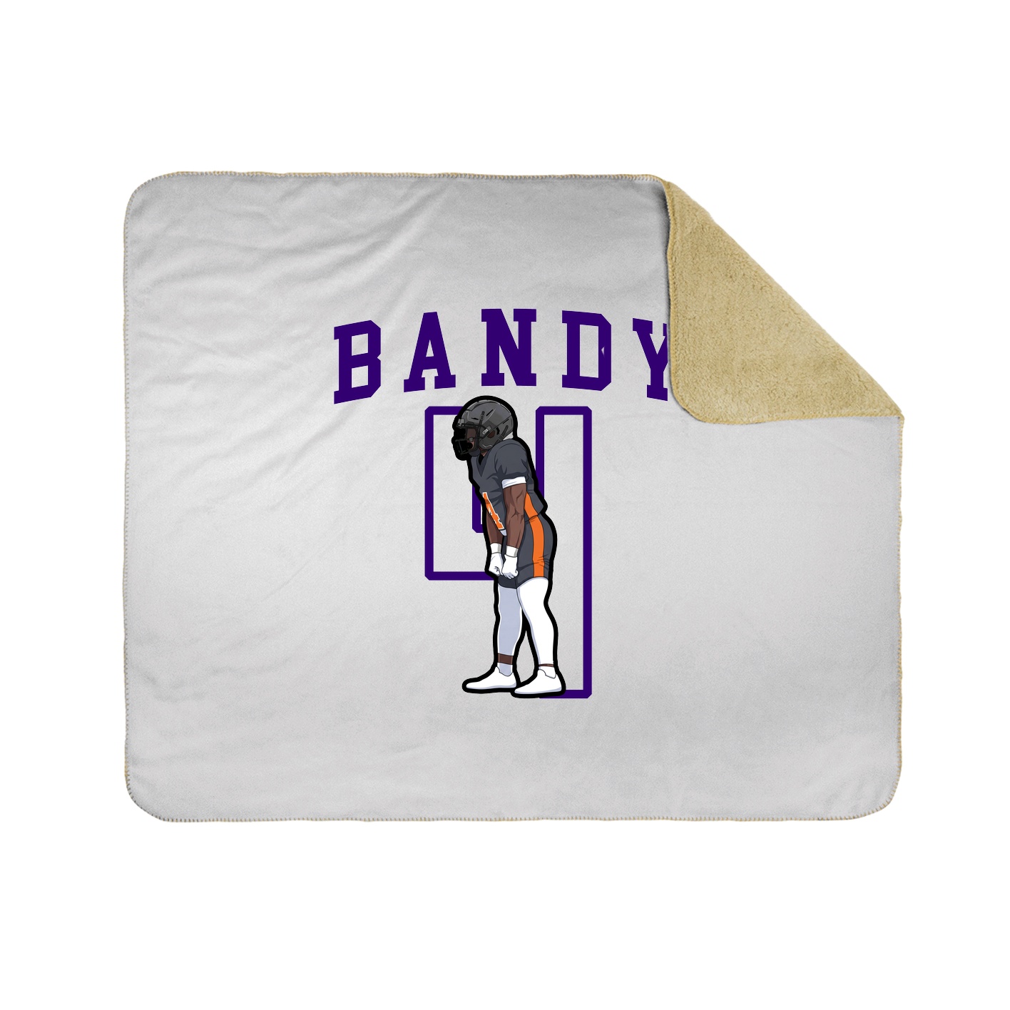 50x60 Sherpa Lined Throw Blanket