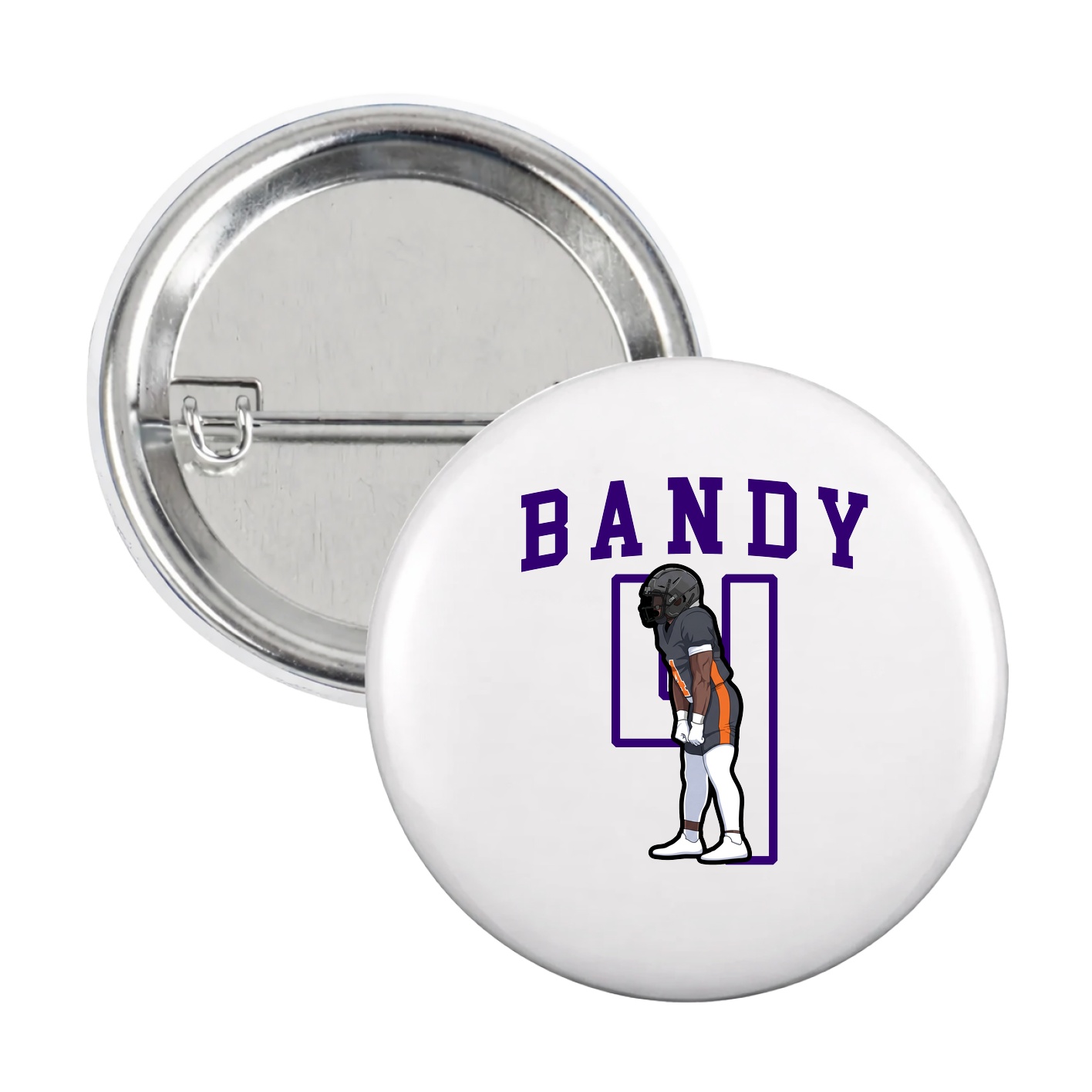 Game Day Button — Shirsey in White