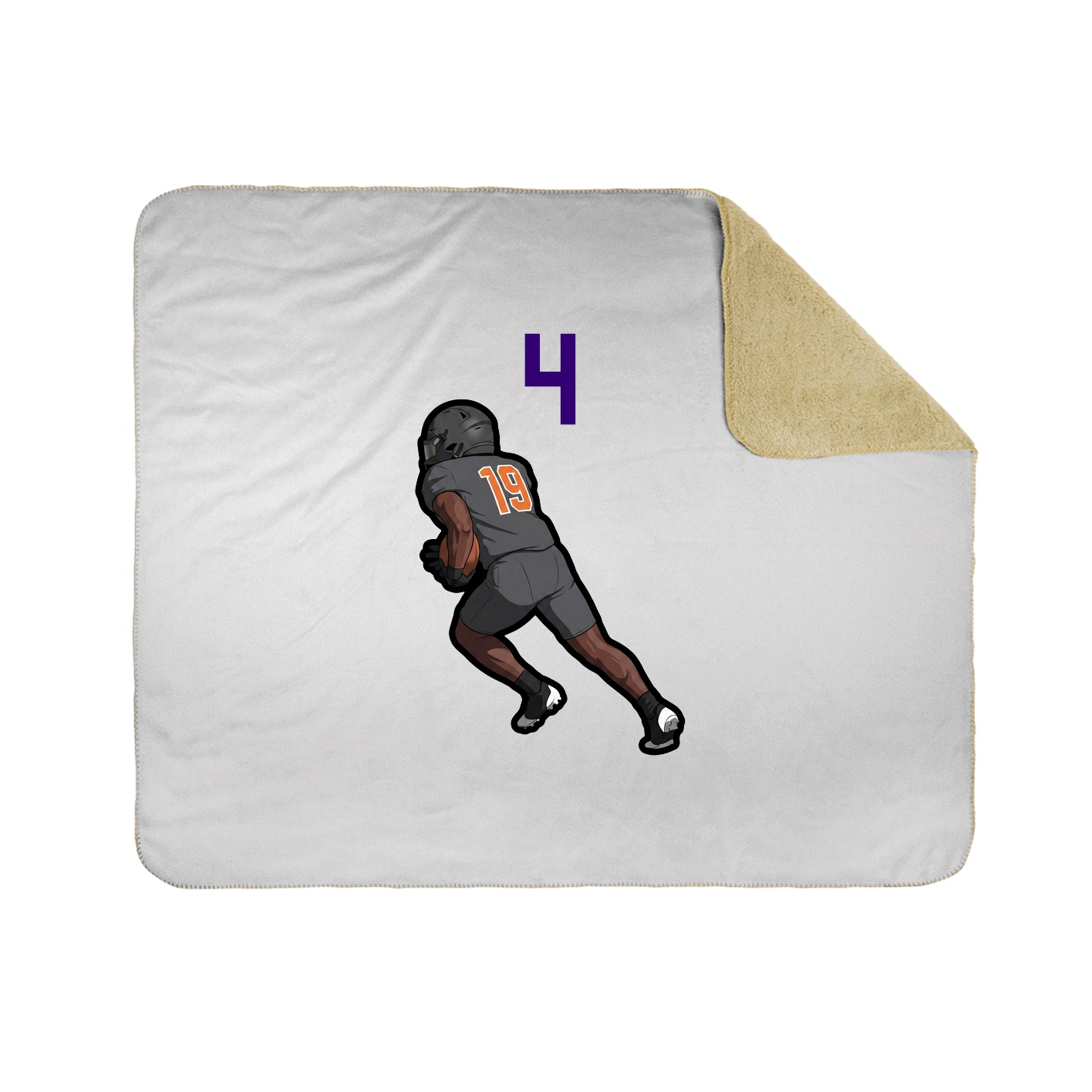 50x60 Sherpa Lined Throw Blanket