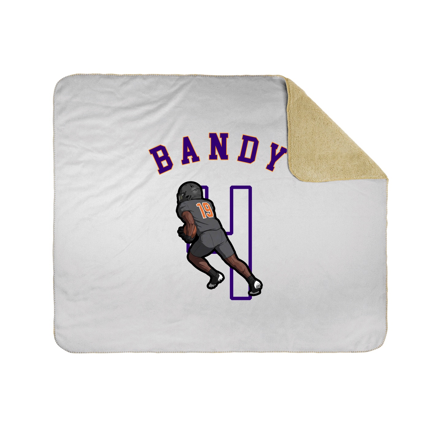 50x60 Sherpa Lined Throw Blanket