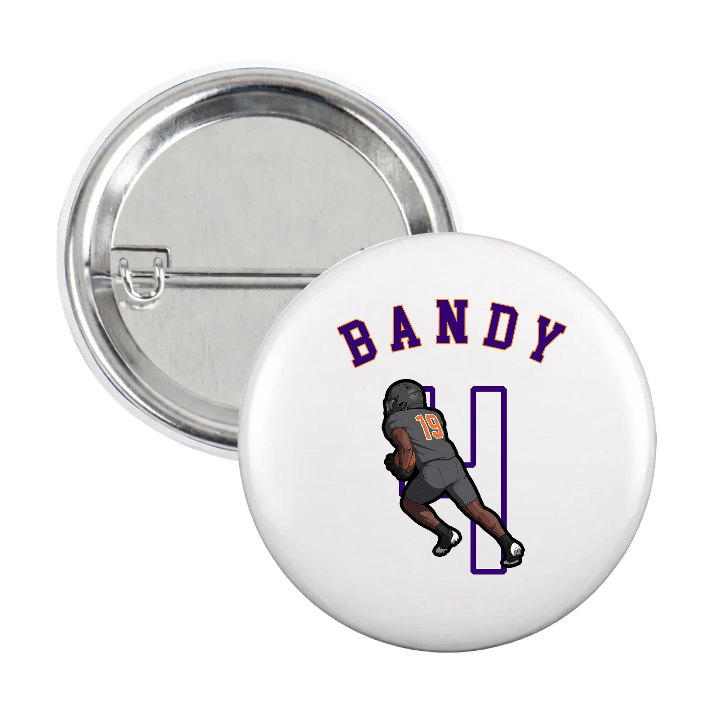 Game Day Button — Shirsey Arch in White