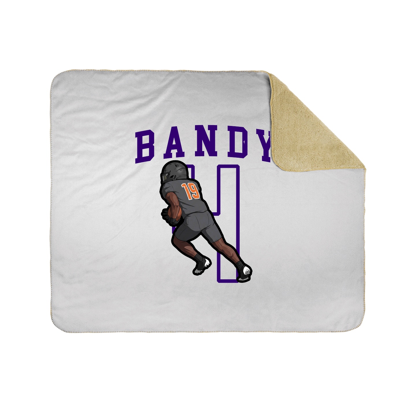 50x60 Sherpa Lined Throw Blanket