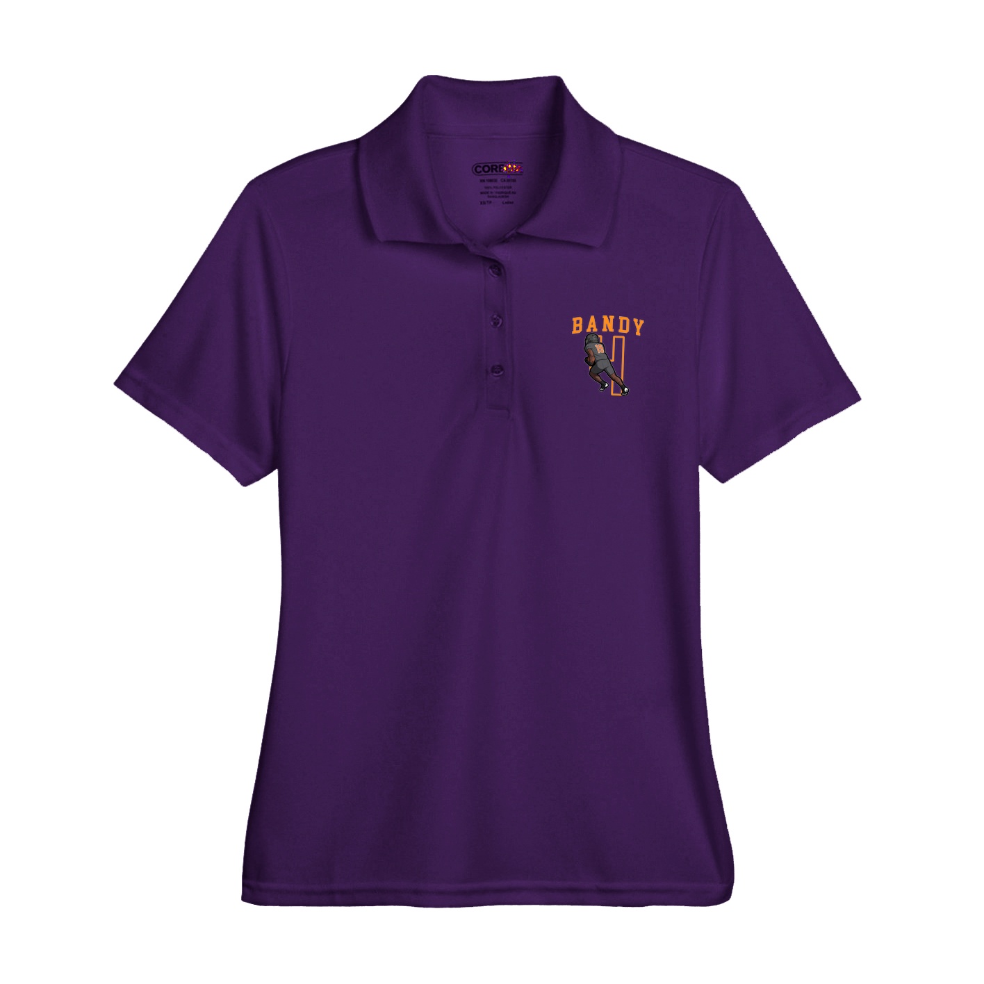 Womens Performance Polo — Shirsey in Purple