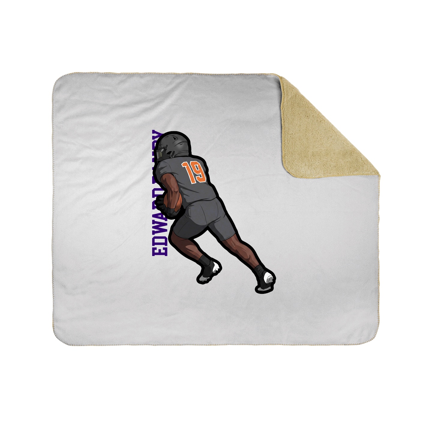 50x60 Sherpa Lined Throw Blanket