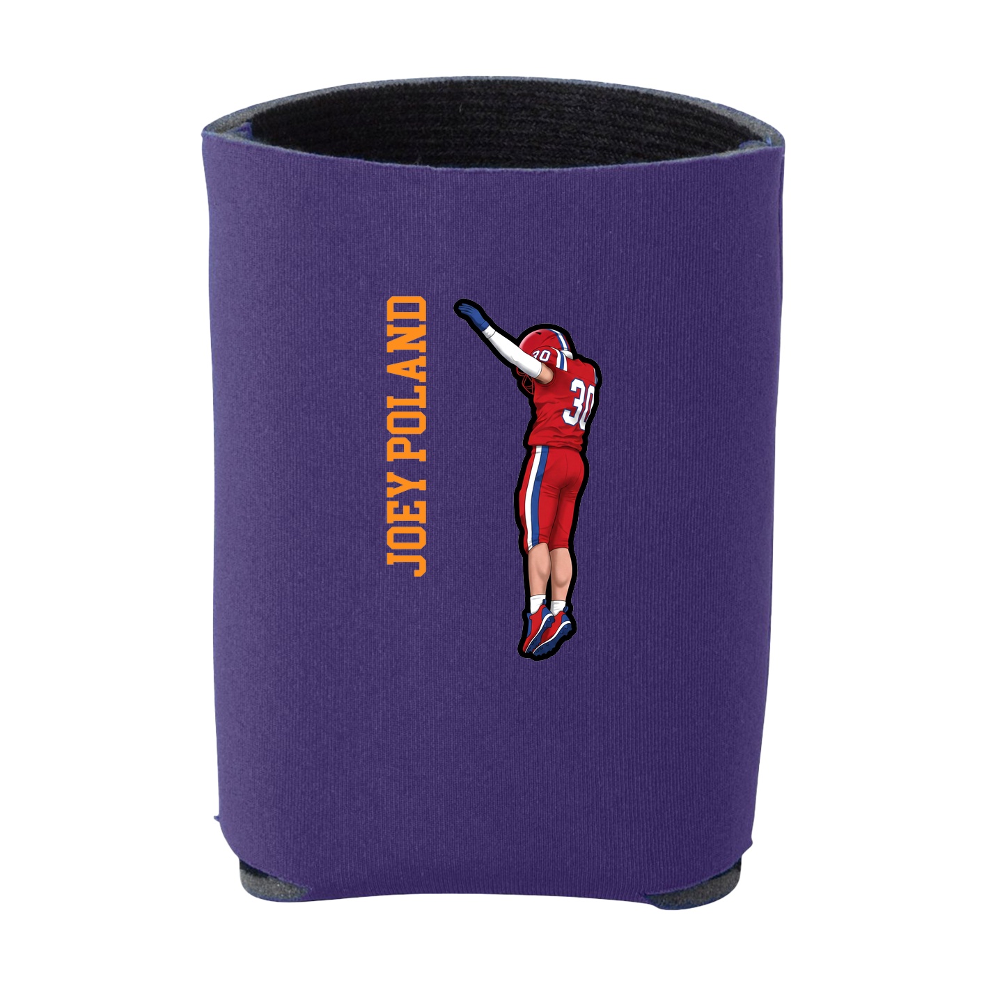 Can Holder — Name Vertical in Purple