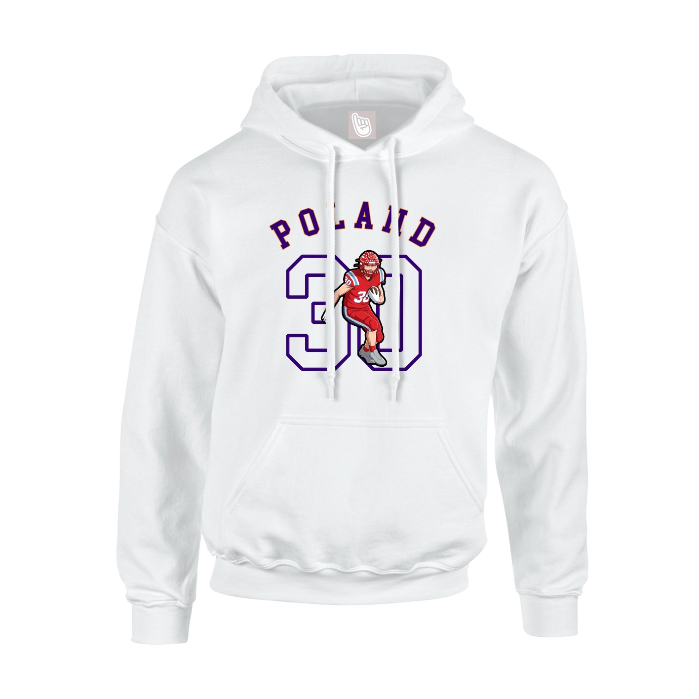 Youth Hoodie — Shirsey Arch in White