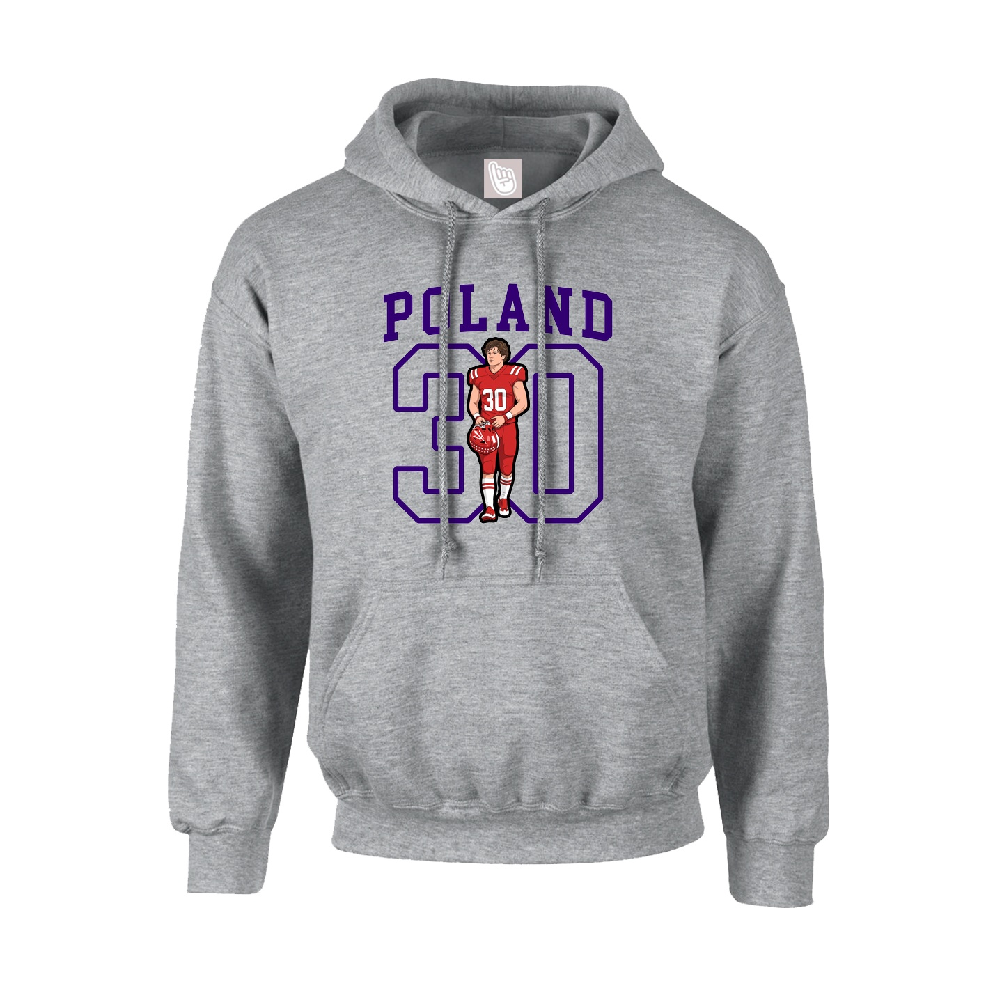 Hoodie — Shirsey in Grey